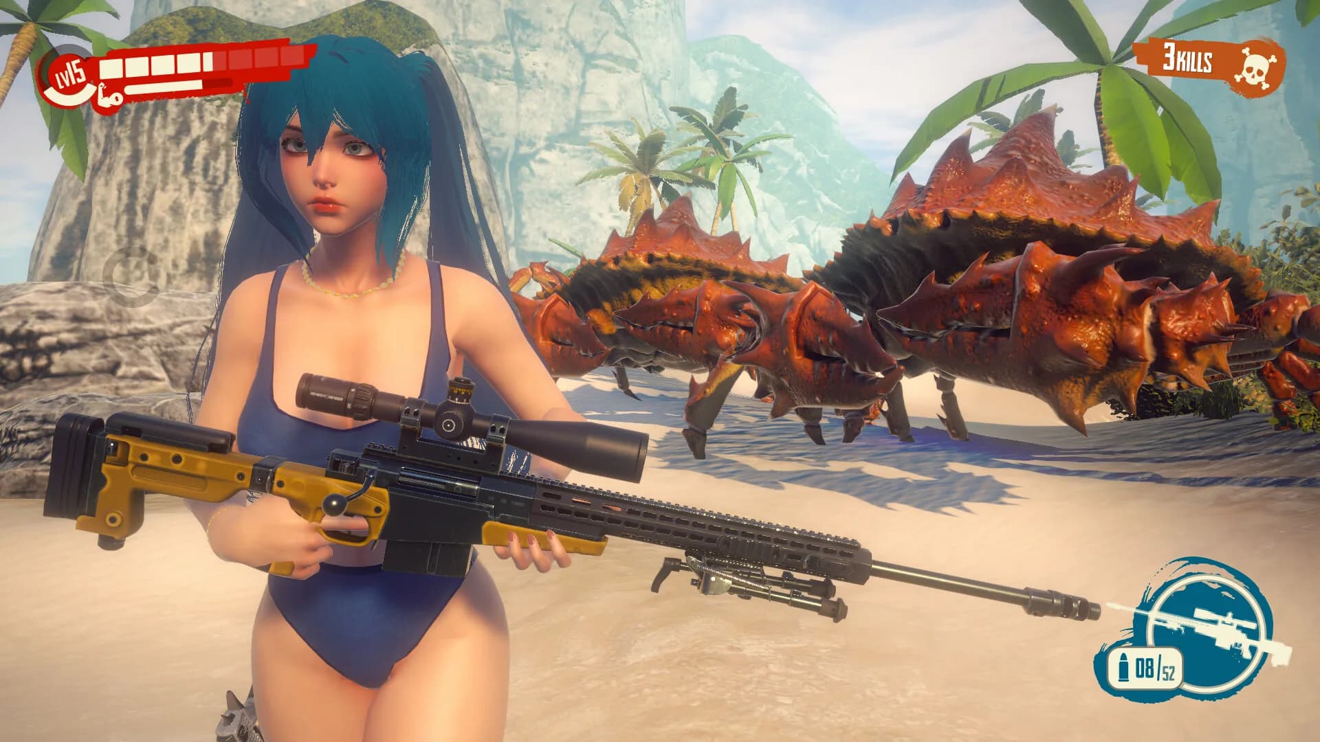 Anime Girls: Sun of a Beach görsel 6