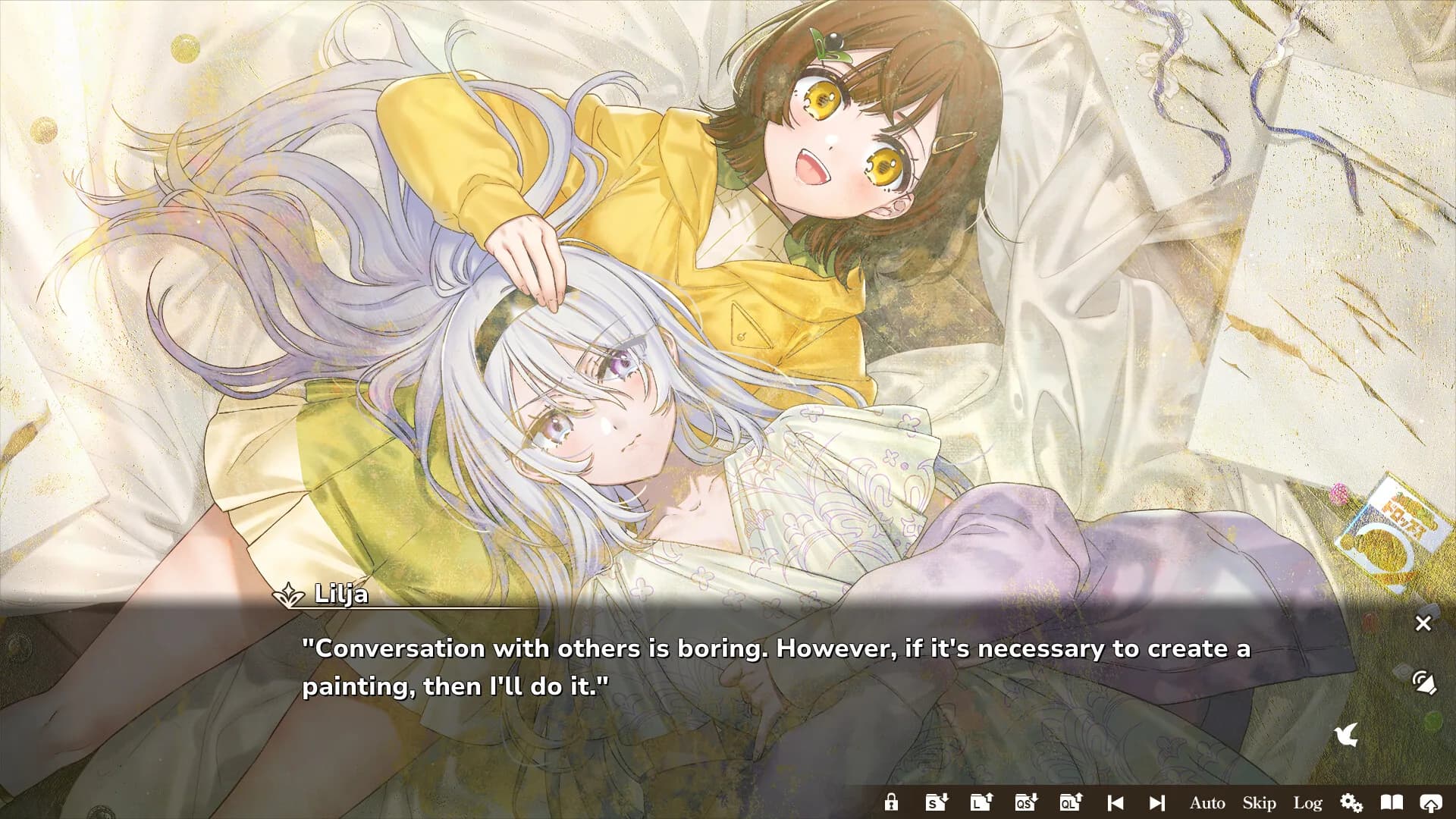 Lilja and Natsuka Painting Lies görsel 4