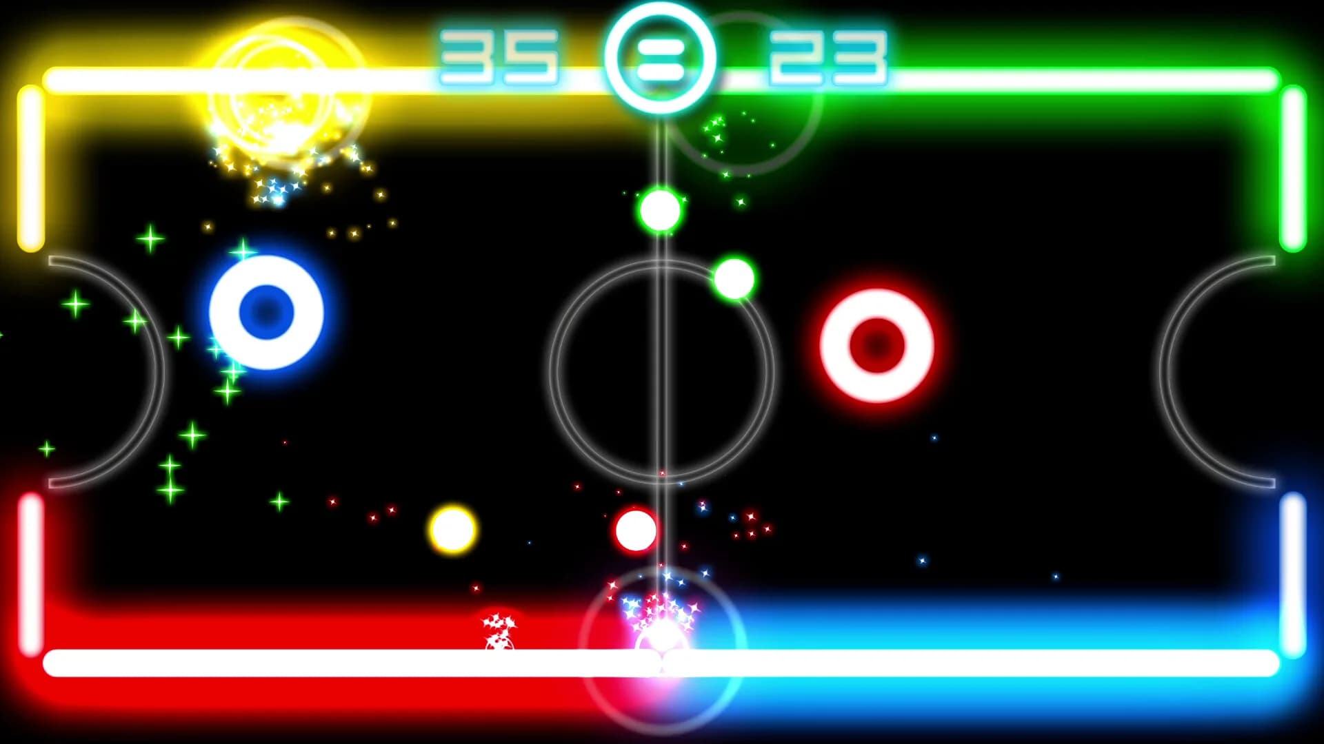 Glow Hockey görsel 2