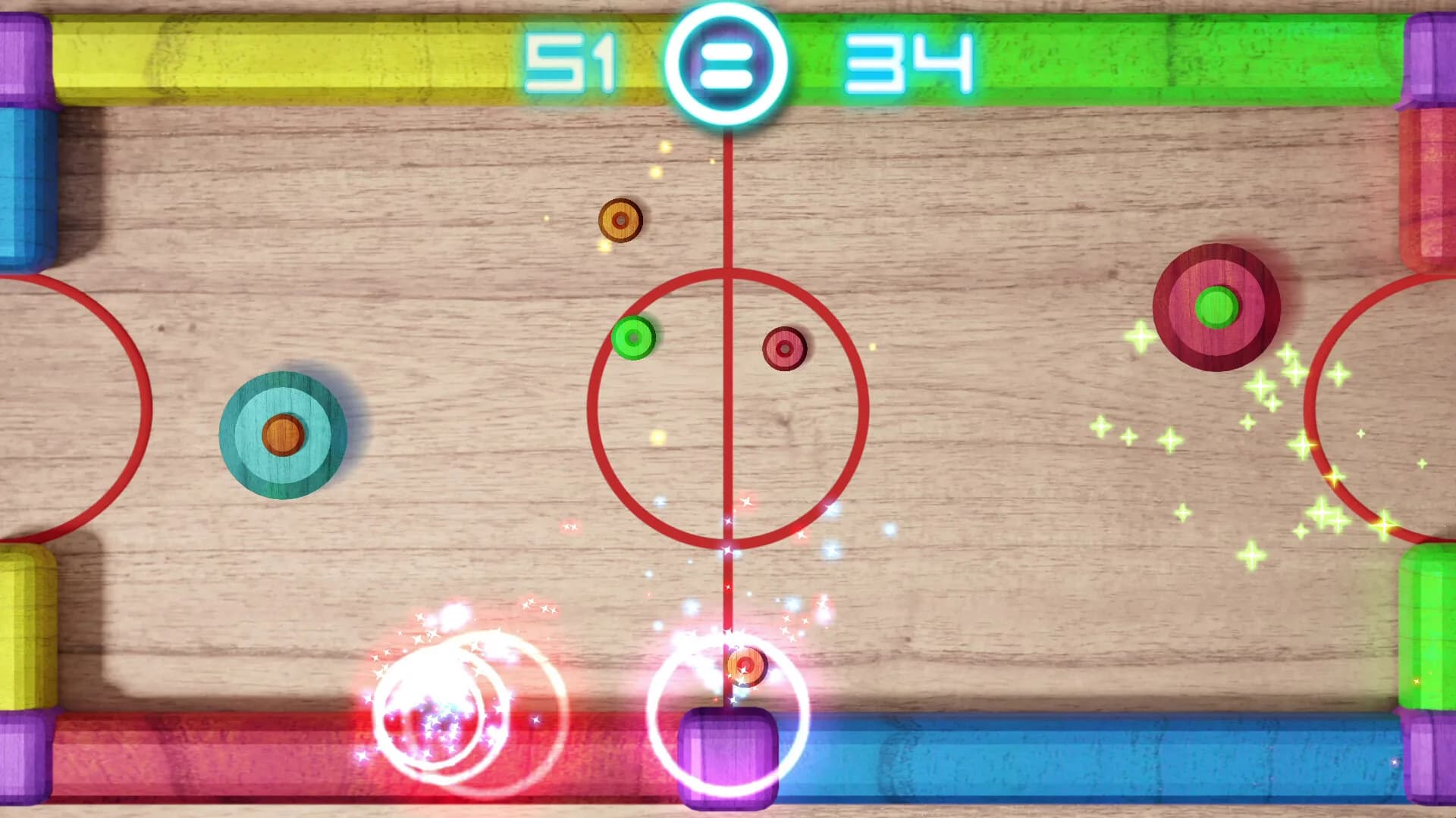 Glow Hockey görsel 5