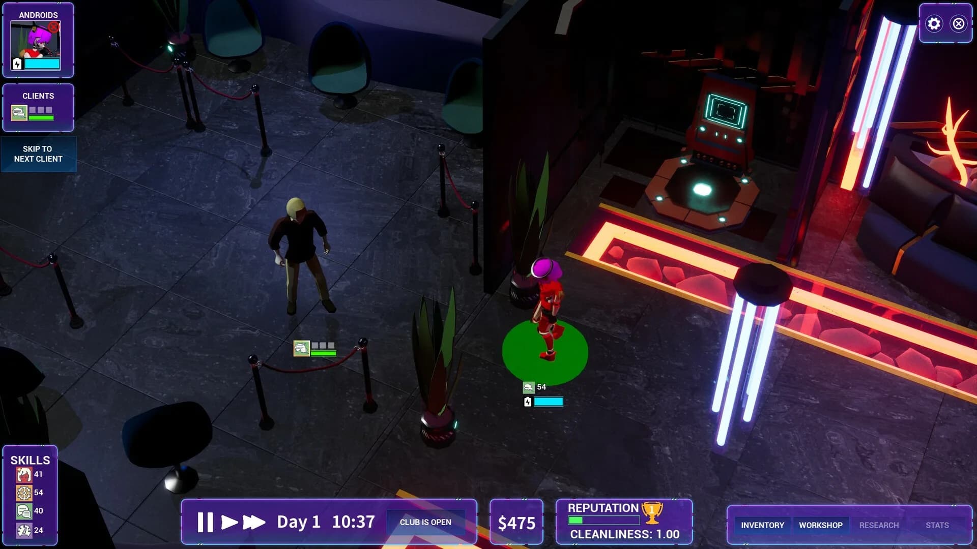 Synthetica: Cyber Club Manager görsel 4