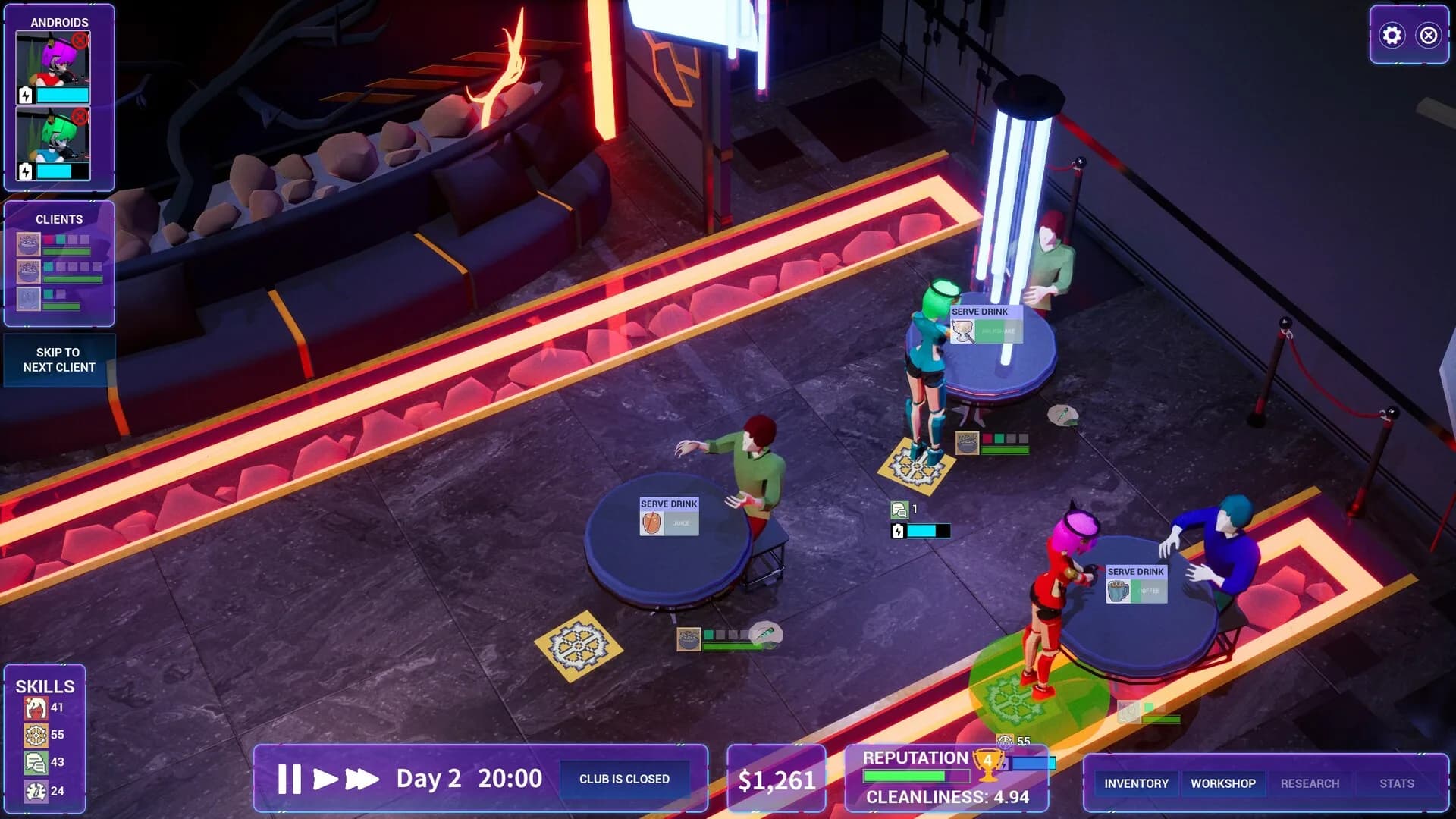 Synthetica: Cyber Club Manager görsel 7