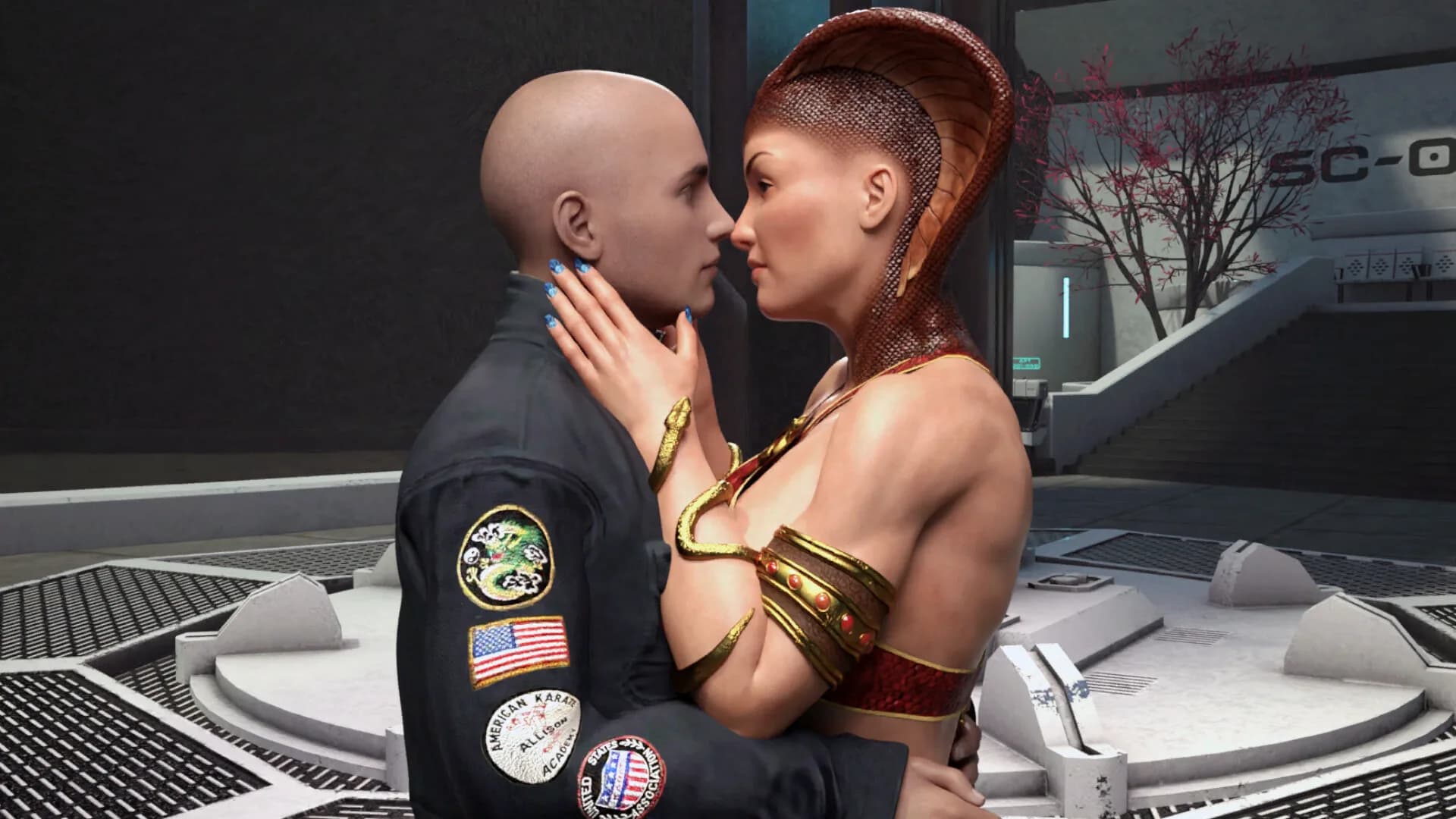 Galactic dating: Harem in space station görsel 20