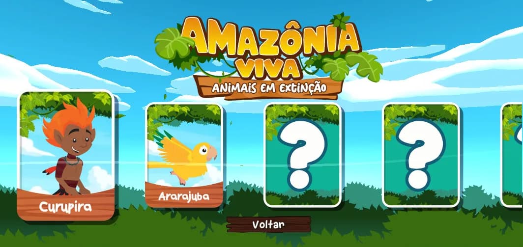 Amazônia Viva Game: animais em extinção görsel 3