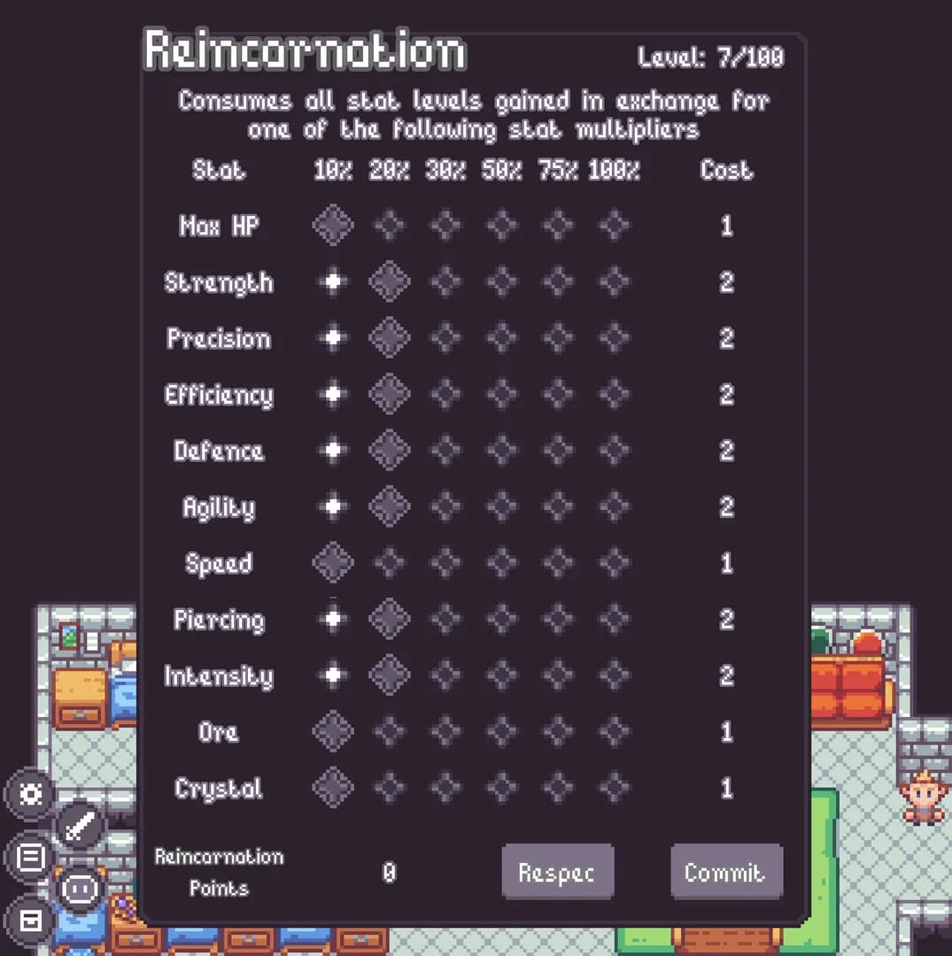 Reborn: An Idle Roguelike RPG görsel 9