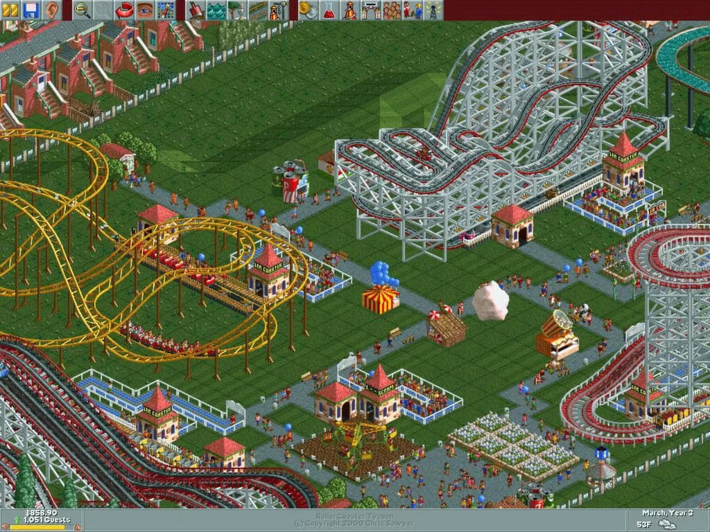 RollerCoaster Tycoon®: Deluxe görsel 2