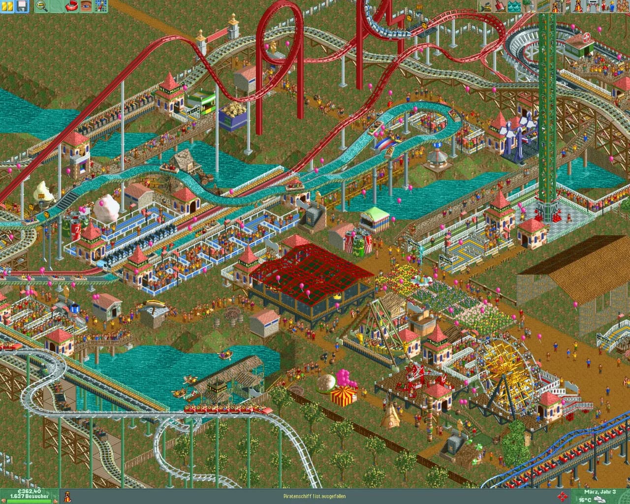 RollerCoaster Tycoon® 2: Triple Thrill Pack görsel 3
