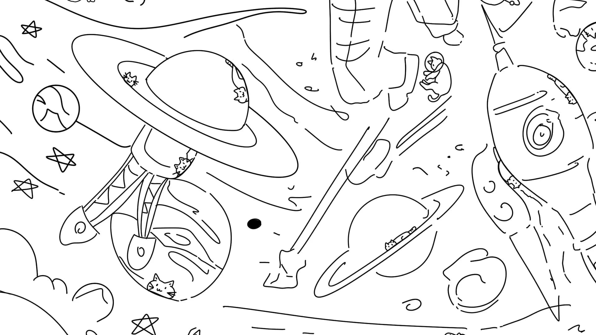 100 Space Cats görsel 3