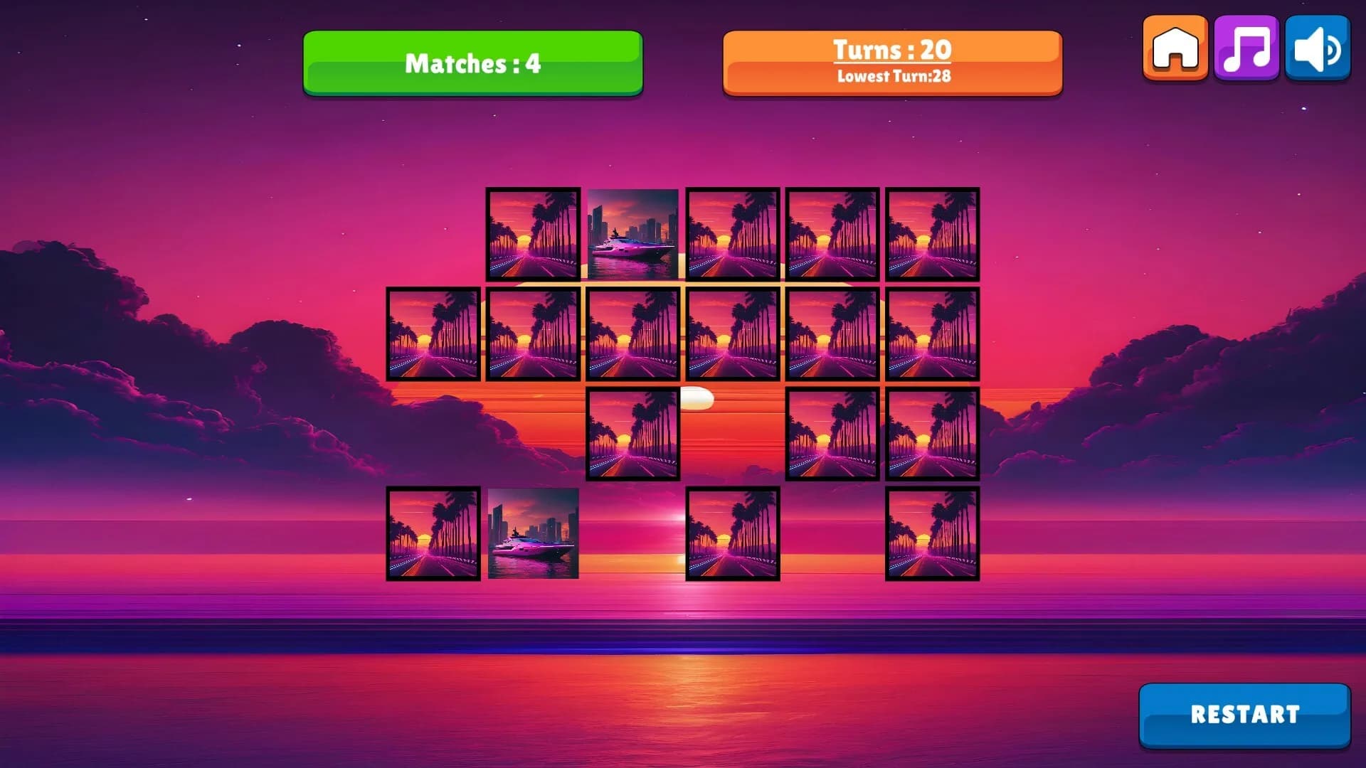 OG Memory: Synthwave Boats görsel 6