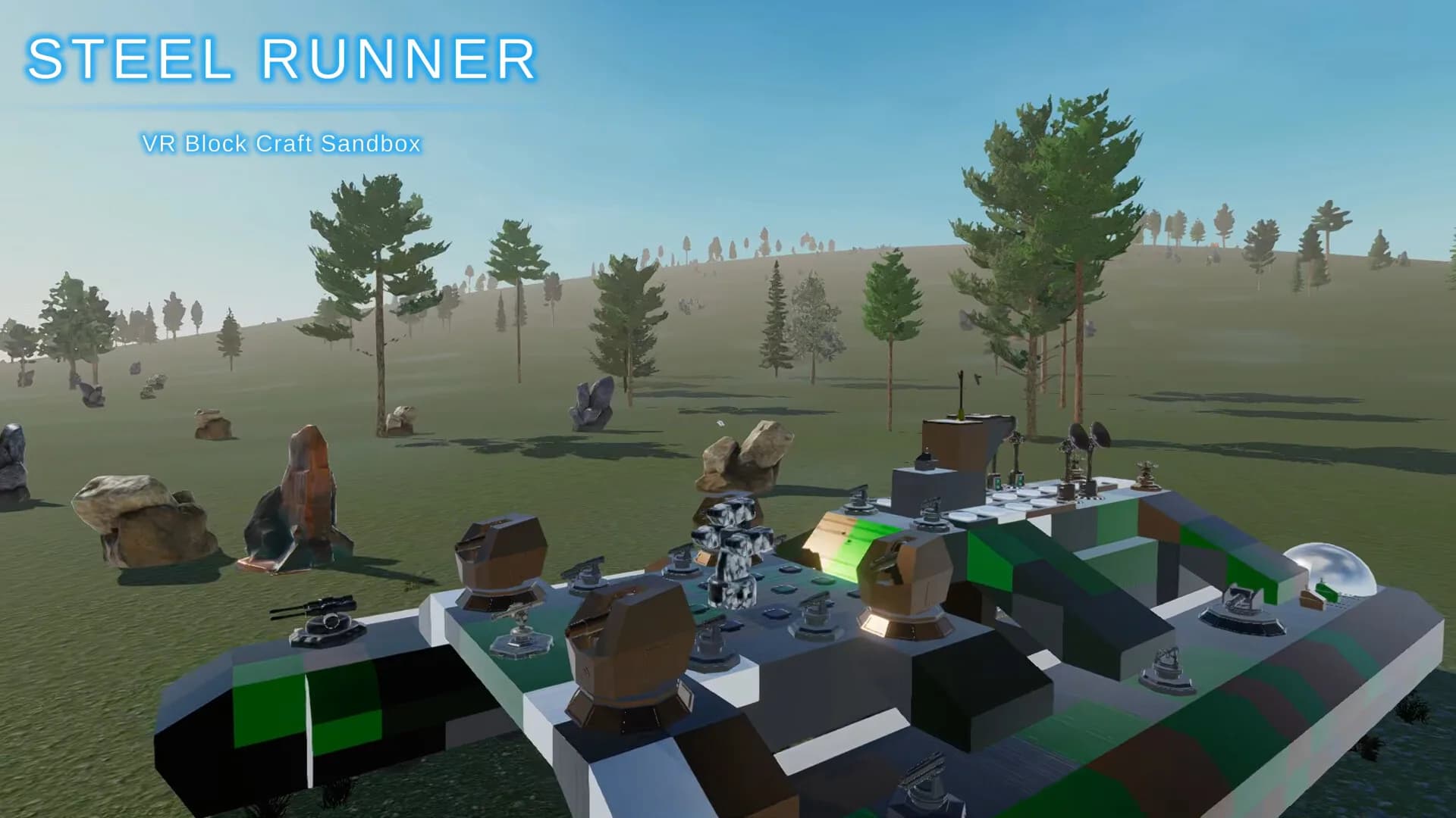 Steel Runner - VR Block Craft Sandbox görsel 2