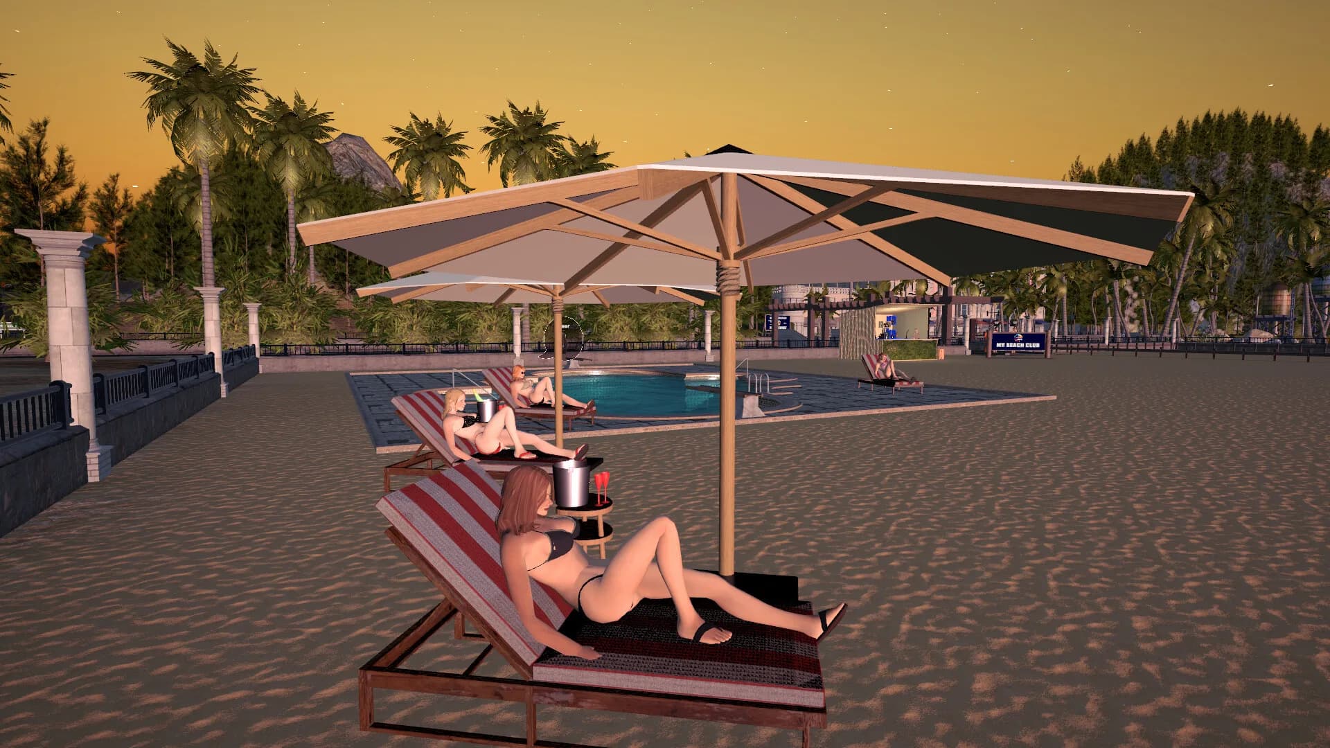 Beach Club Simulator 2024 görsel 8