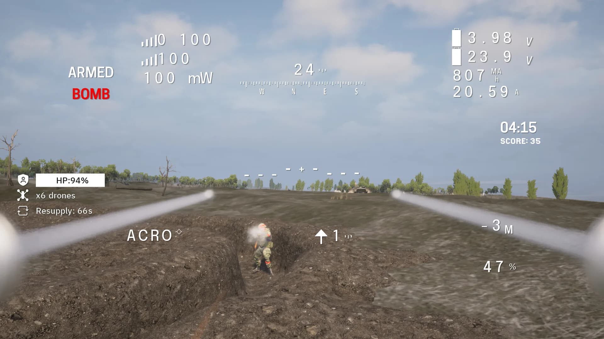 Ukrainian Fight Drone Simulator (UFDS) - FPV drone simulator görsel 2