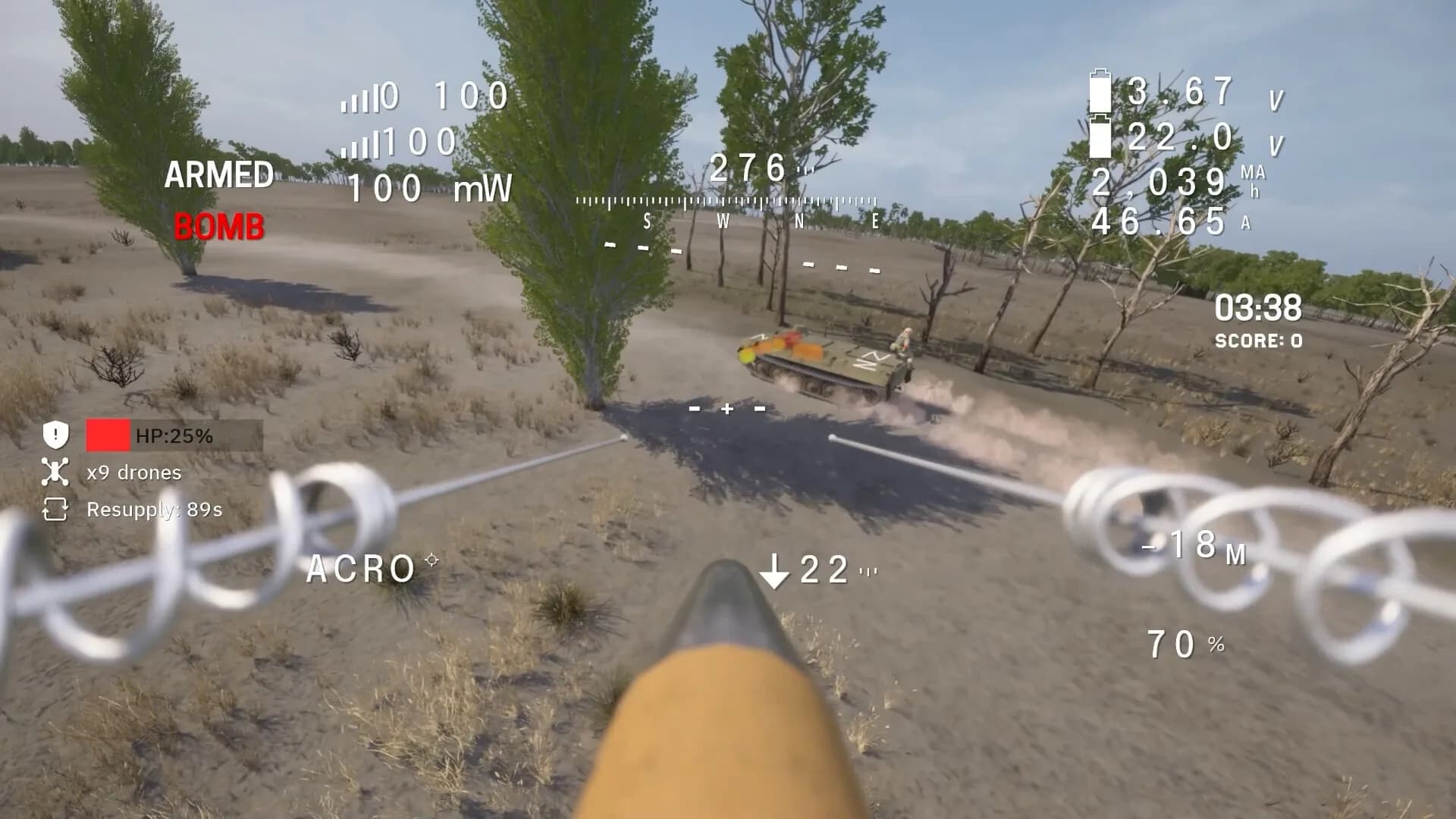 Ukrainian Fight Drone Simulator (UFDS) - FPV drone simulator görsel 10