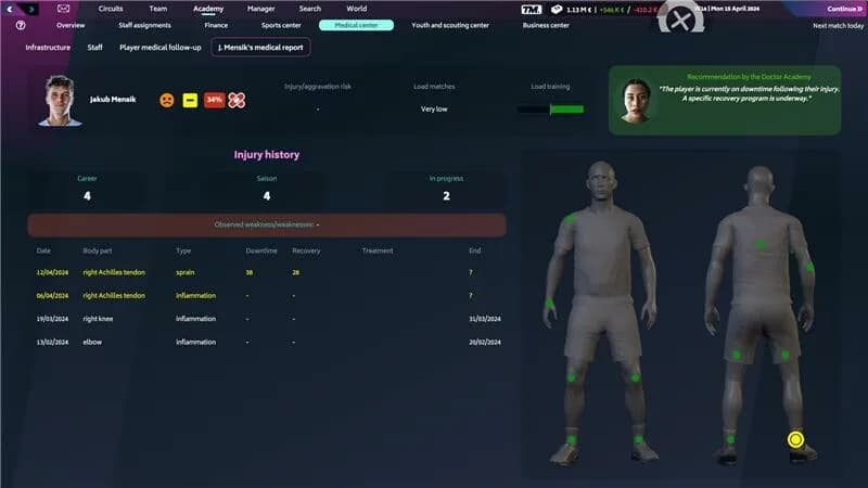 Tennis Manager 2024 görsel 14