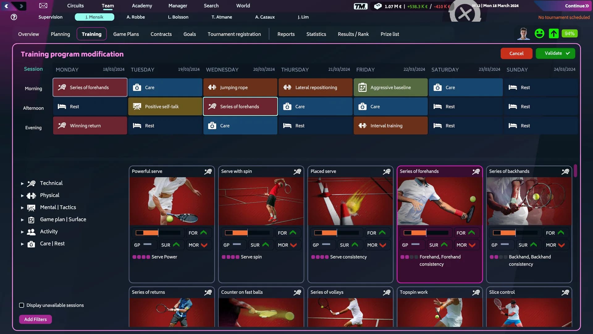 Tennis Manager 2024 görsel 5