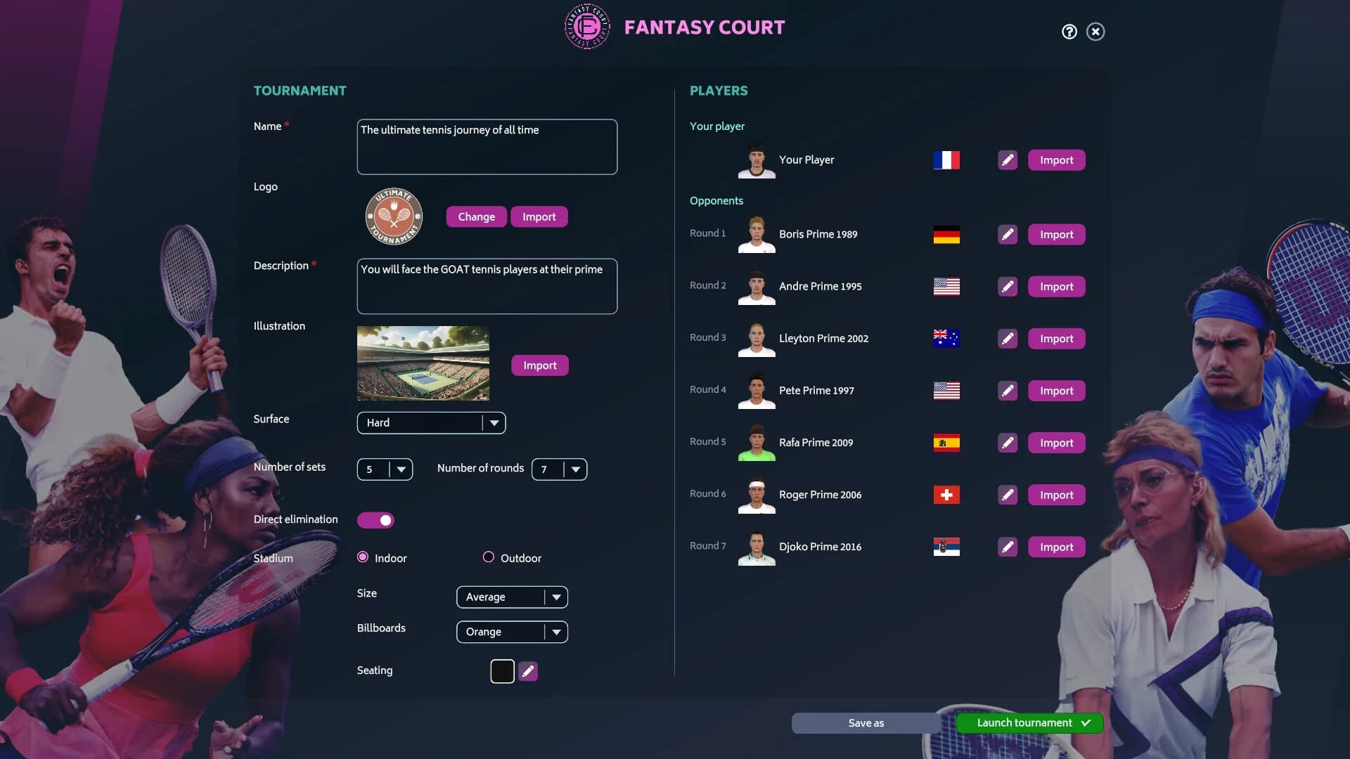 Tennis Manager 2024 görsel 9