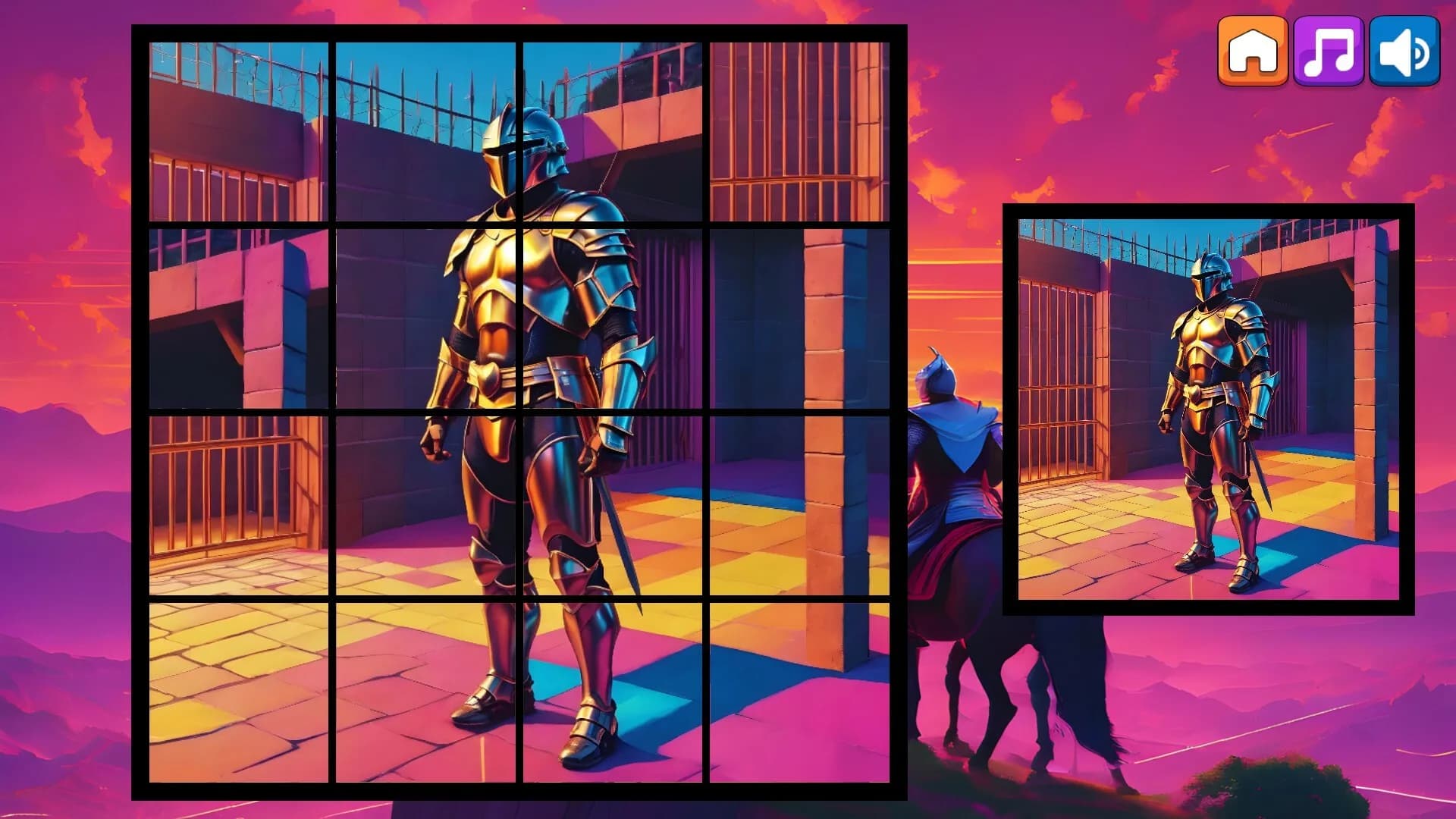 OG Puzzlers: Synthwave Knights görsel 9