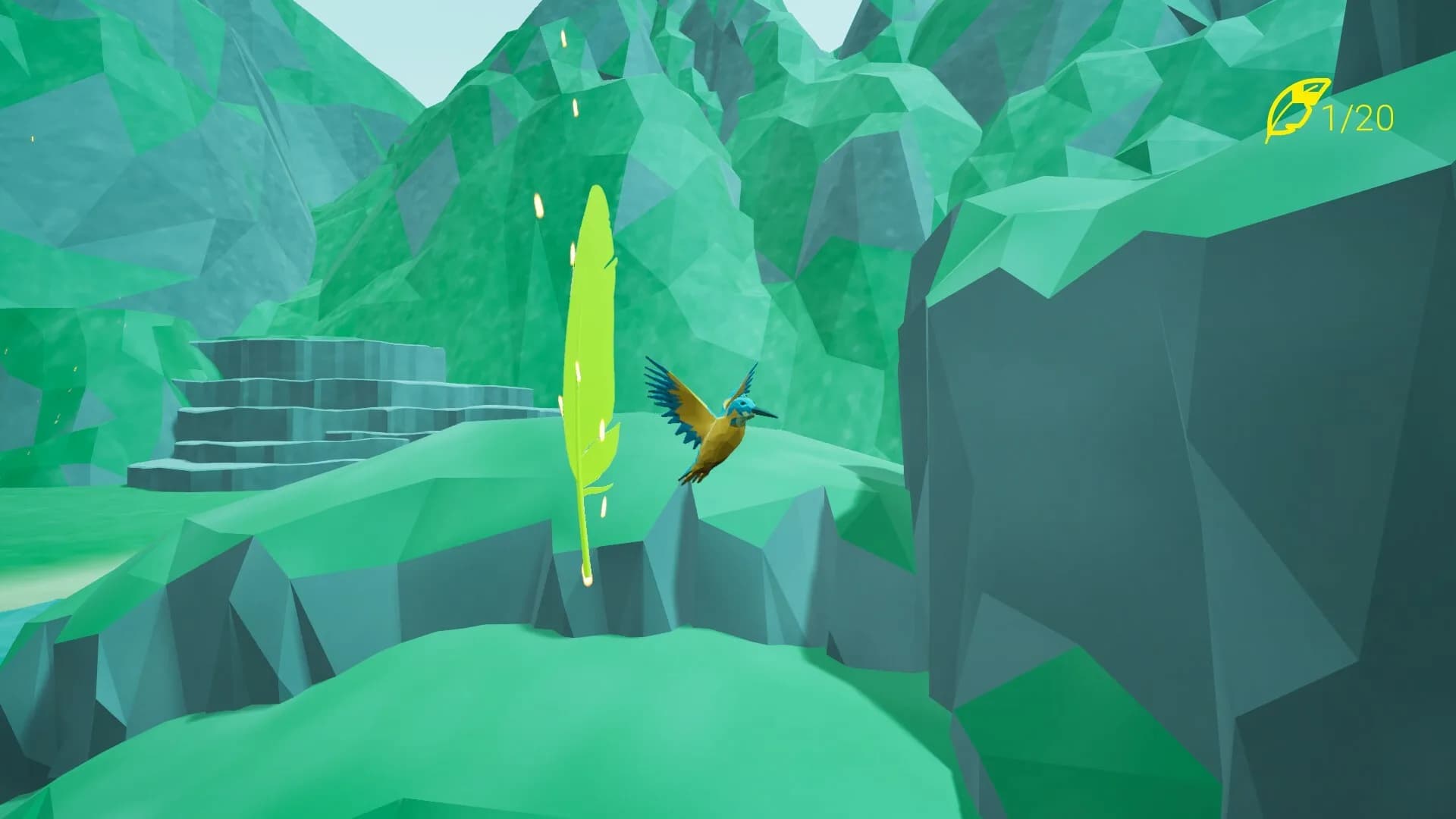 Bird Feather: Aquamarine World görsel 2