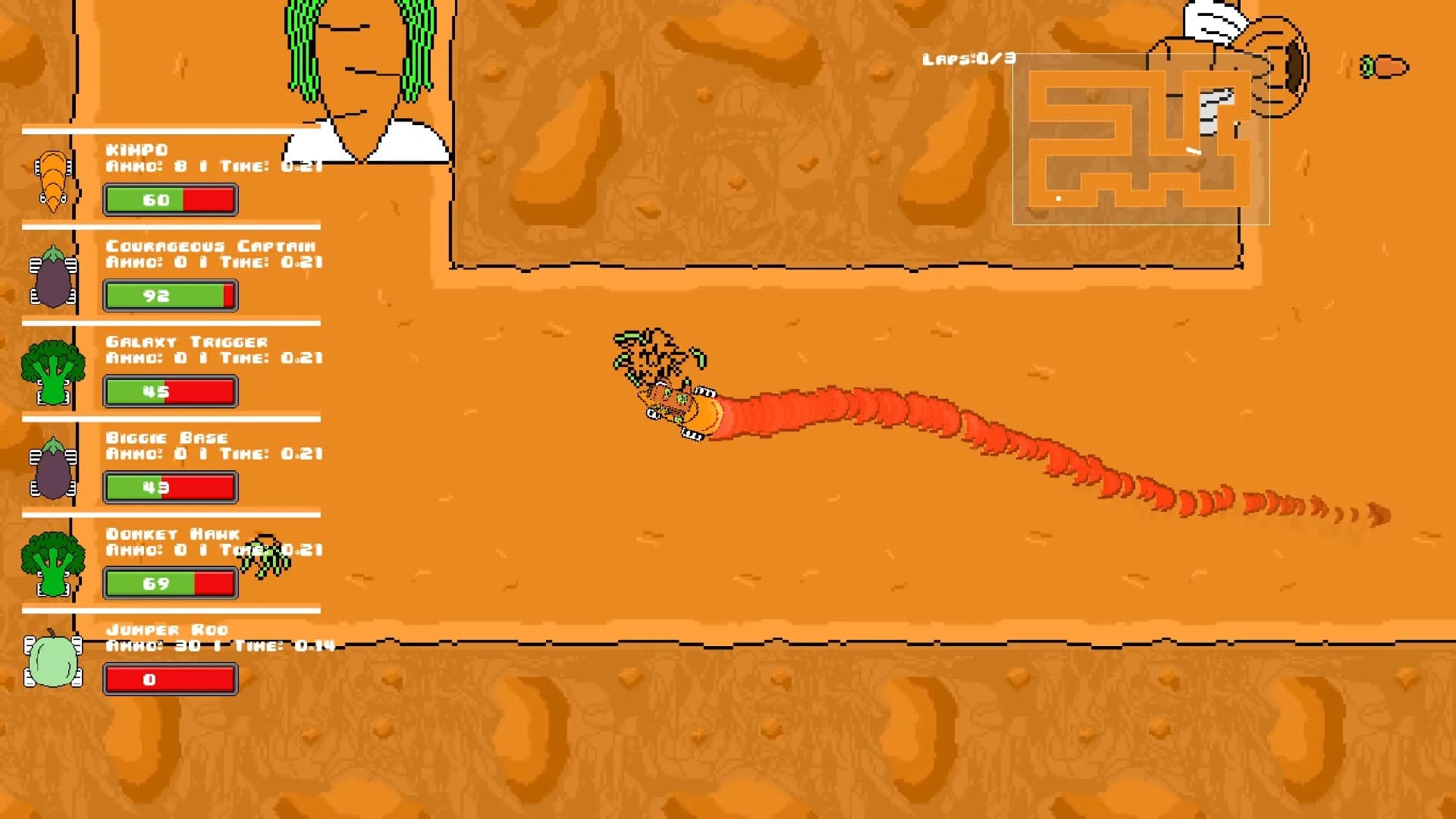 Veg out Crew 2D Racer görsel 2