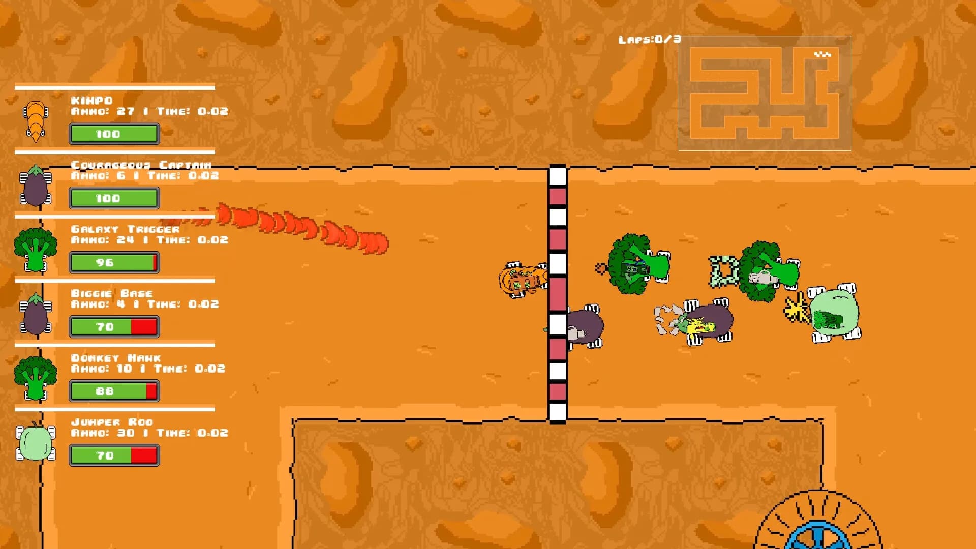 Veg out Crew 2D Racer görsel 6