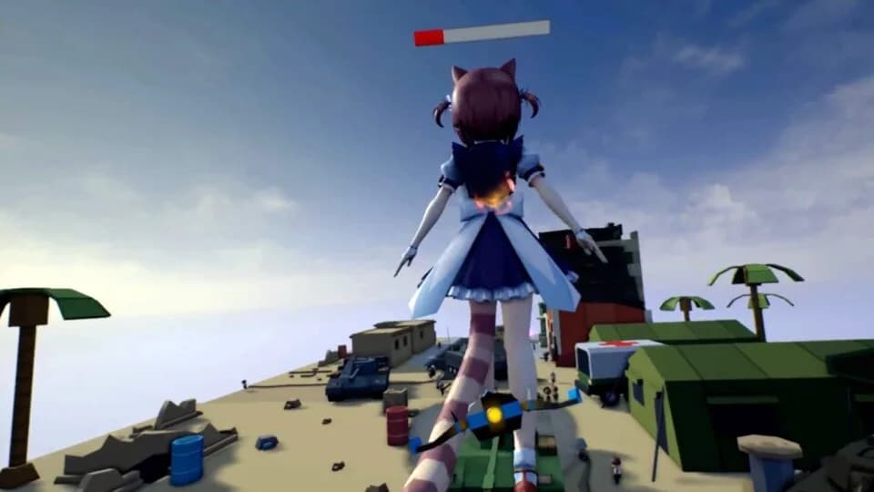 VR Catgirl Isle 2100 görsel 3