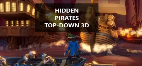 Hidden Pirates Top-Down 3D görsel 1