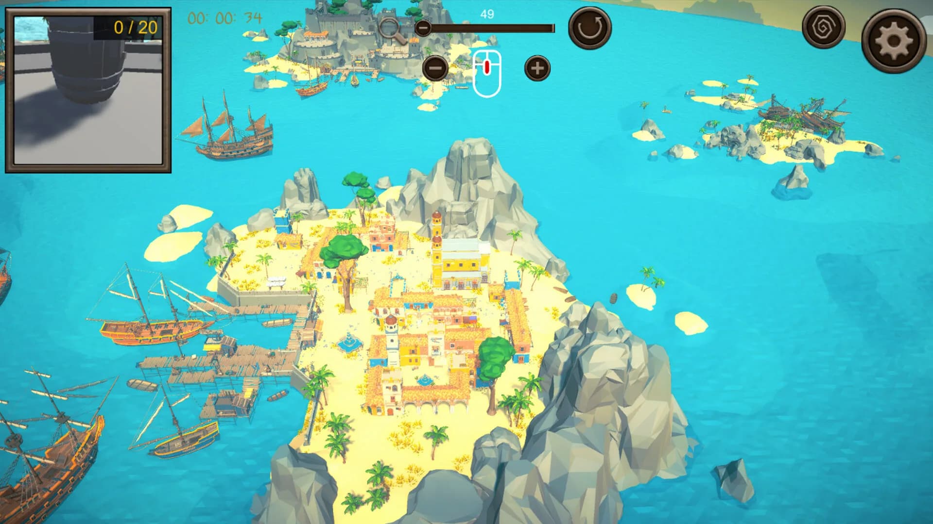 Hidden Pirates Top-Down 3D görsel 6