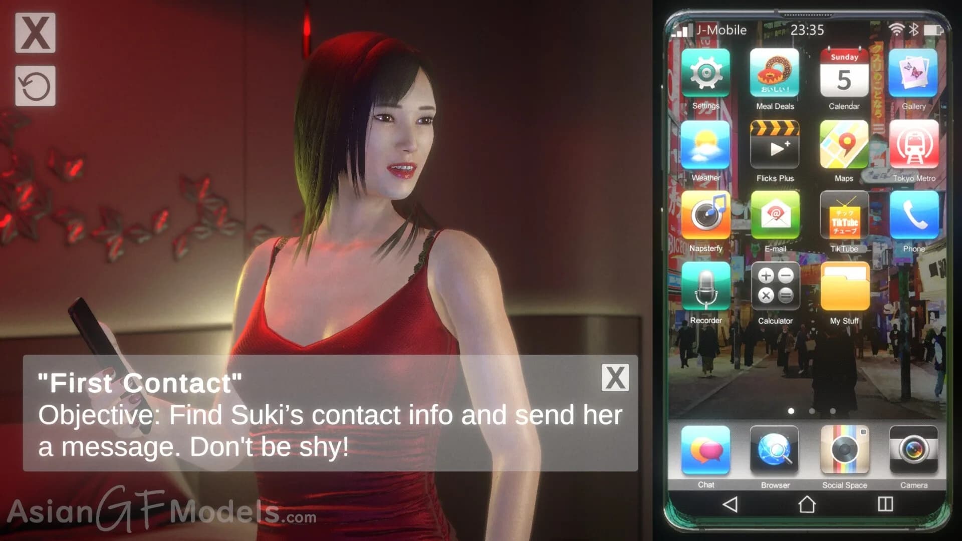 Silk Suki - Chat Messaging Game görsel 2
