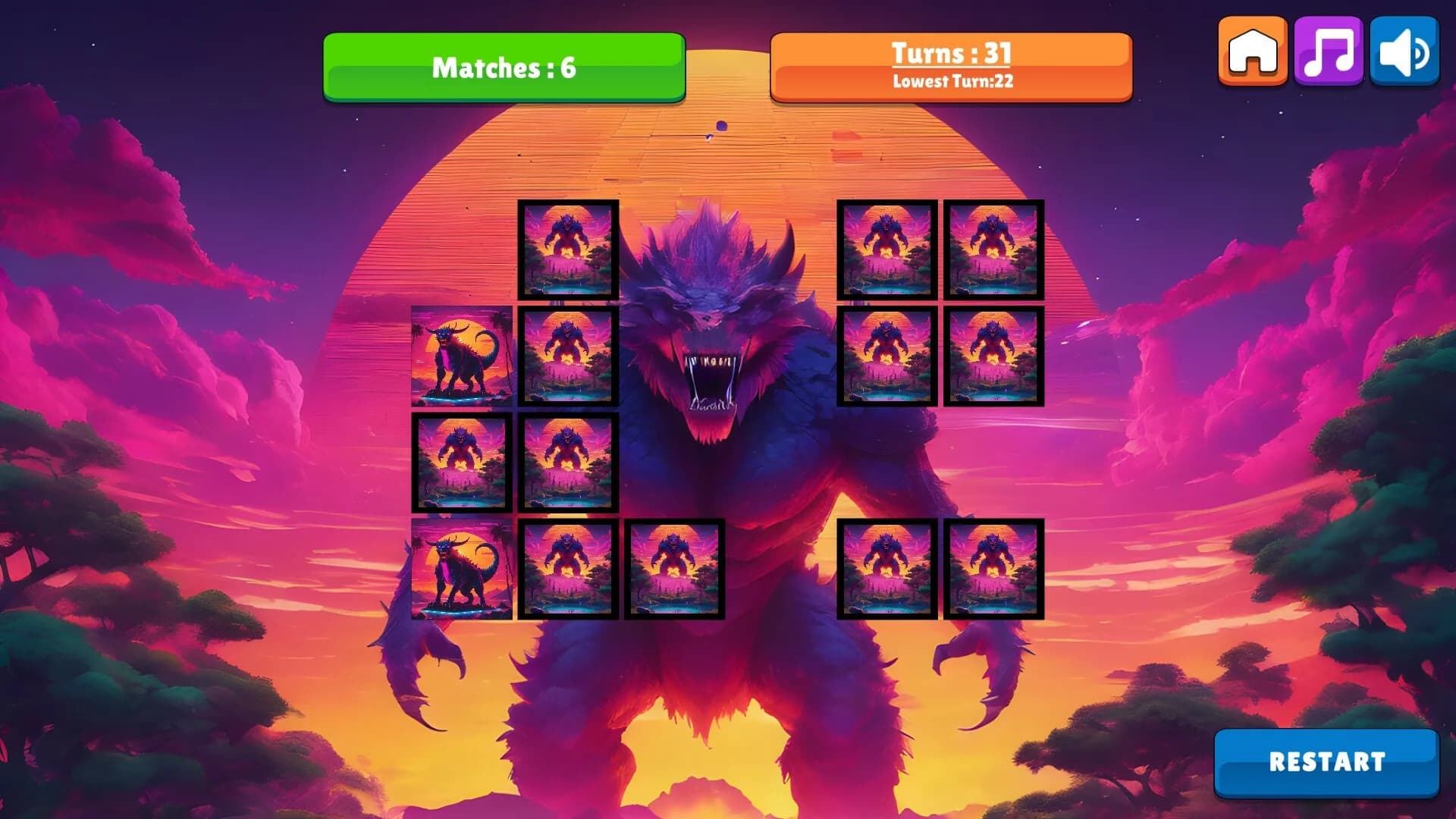 OG Memory: Synthwave Monsters görsel 3