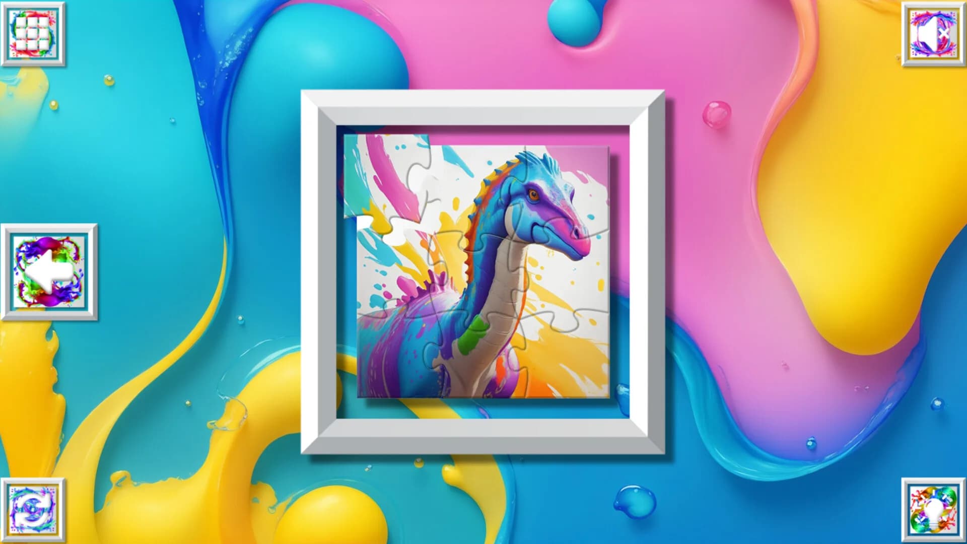 Color Splash: Dinosaurs görsel 3