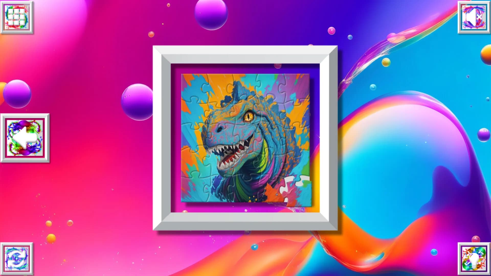 Color Splash: Dinosaurs görsel 5