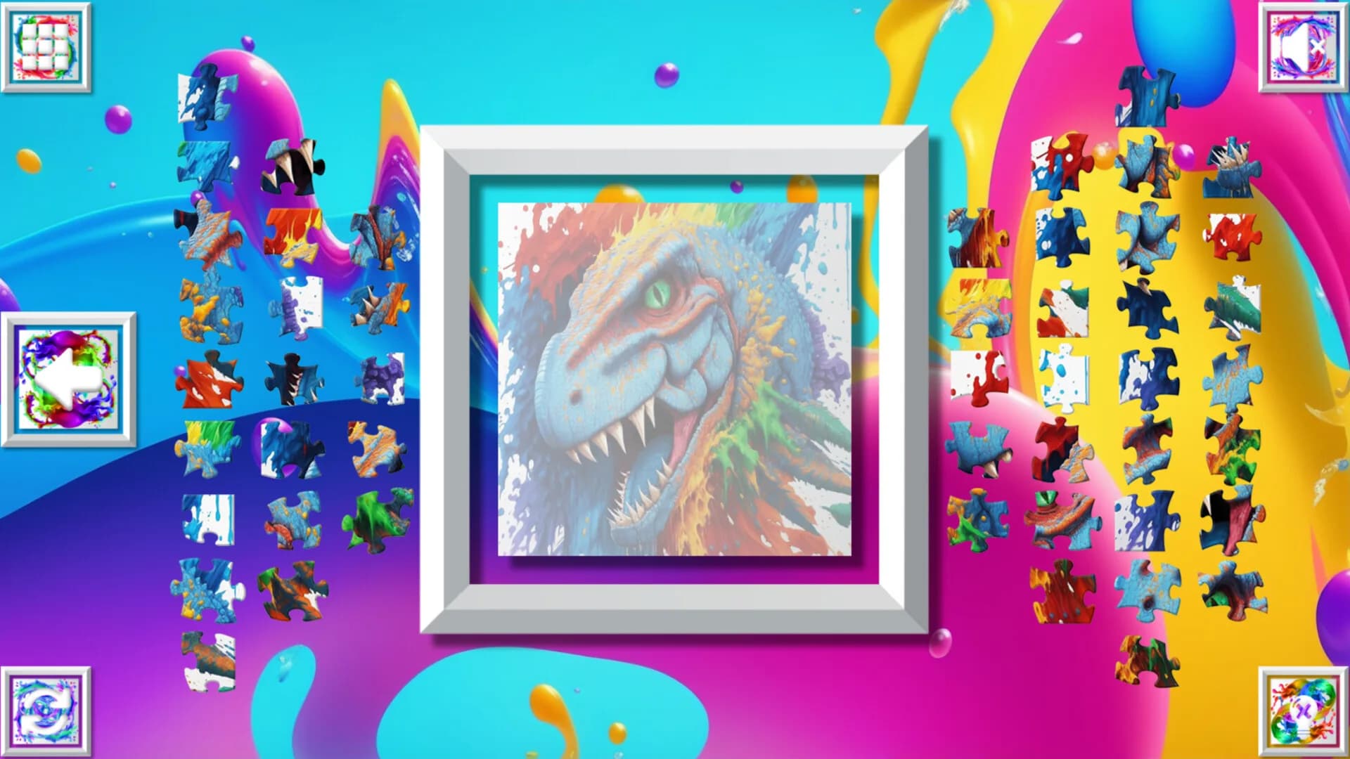 Color Splash: Dinosaurs görsel 6