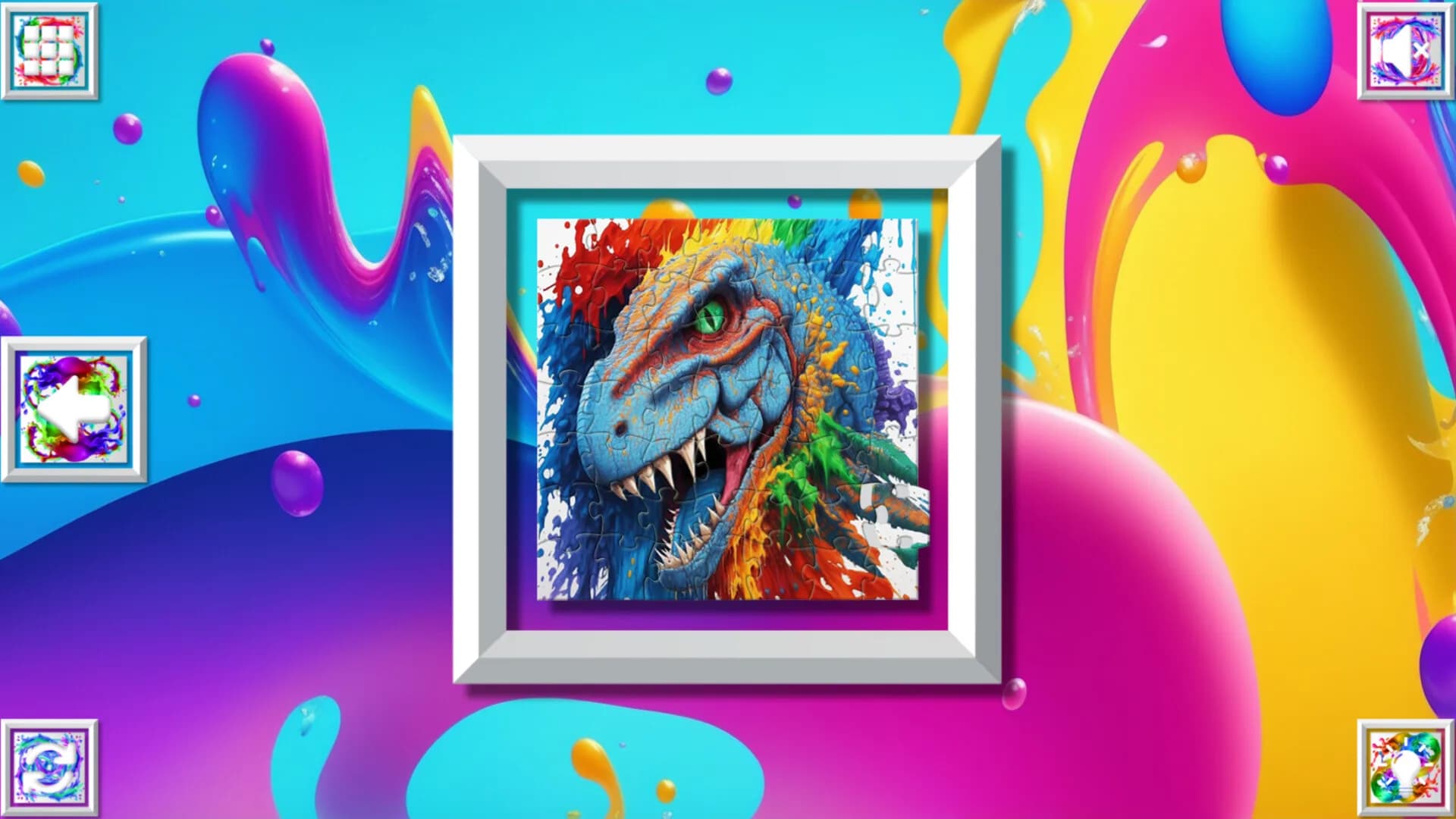 Color Splash: Dinosaurs görsel 7