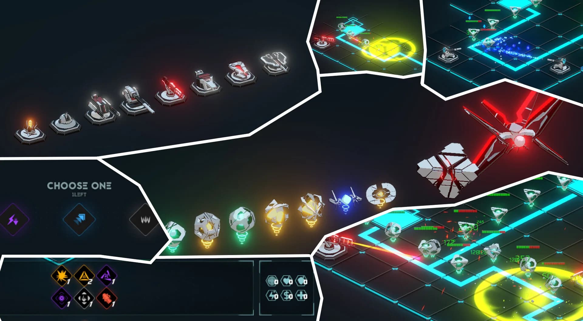 Neon Grid Defenders görsel 2