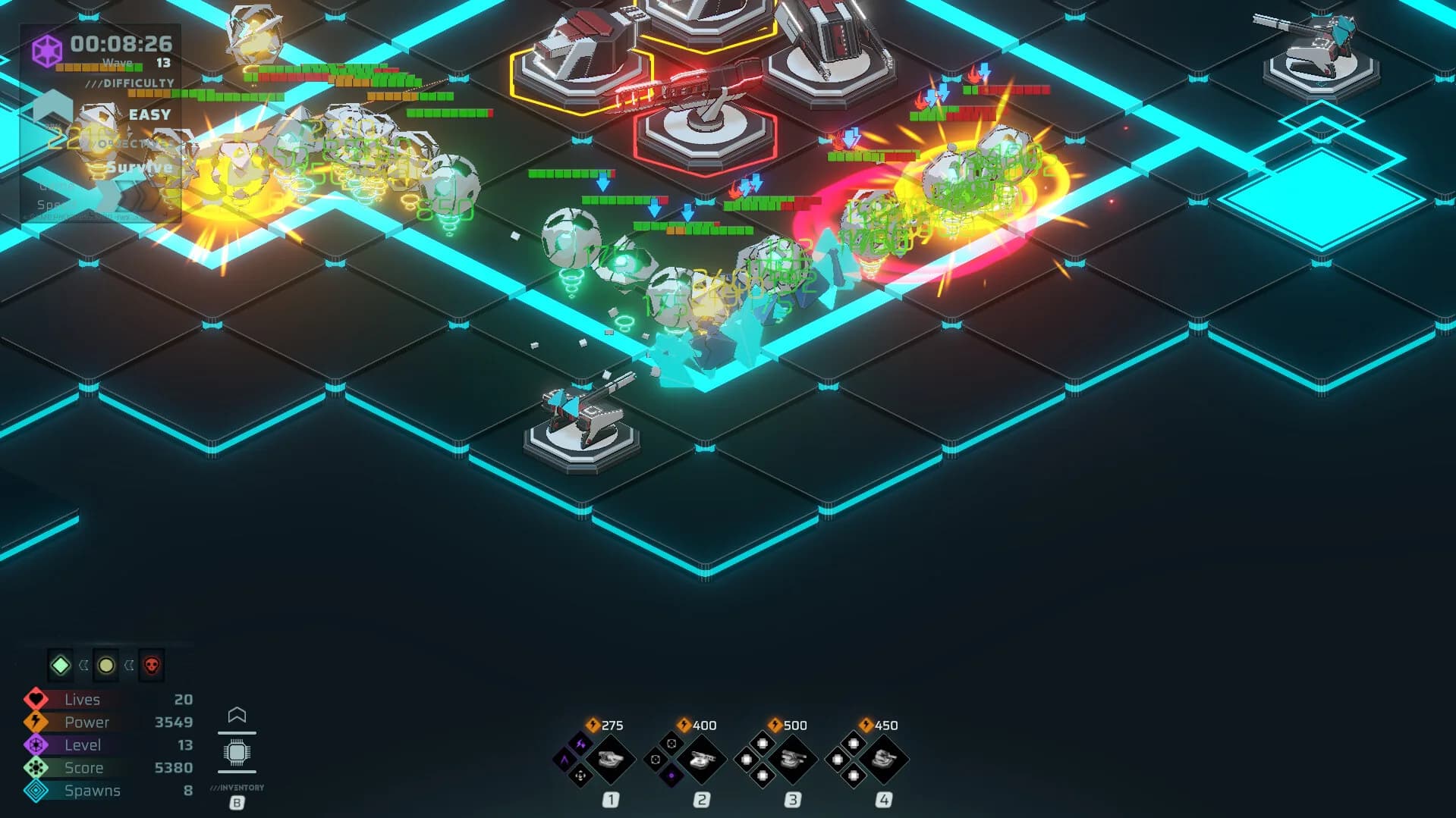 Neon Grid Defenders görsel 8