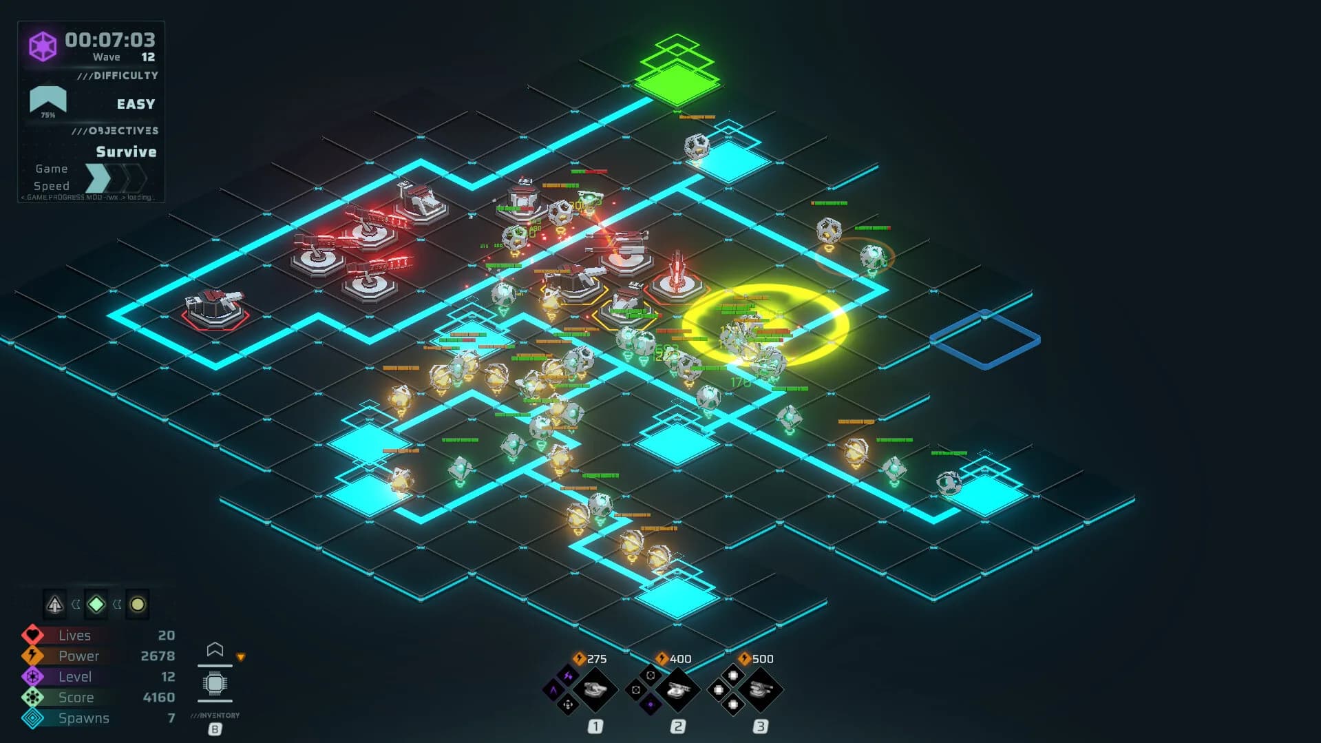 Neon Grid Defenders görsel 11