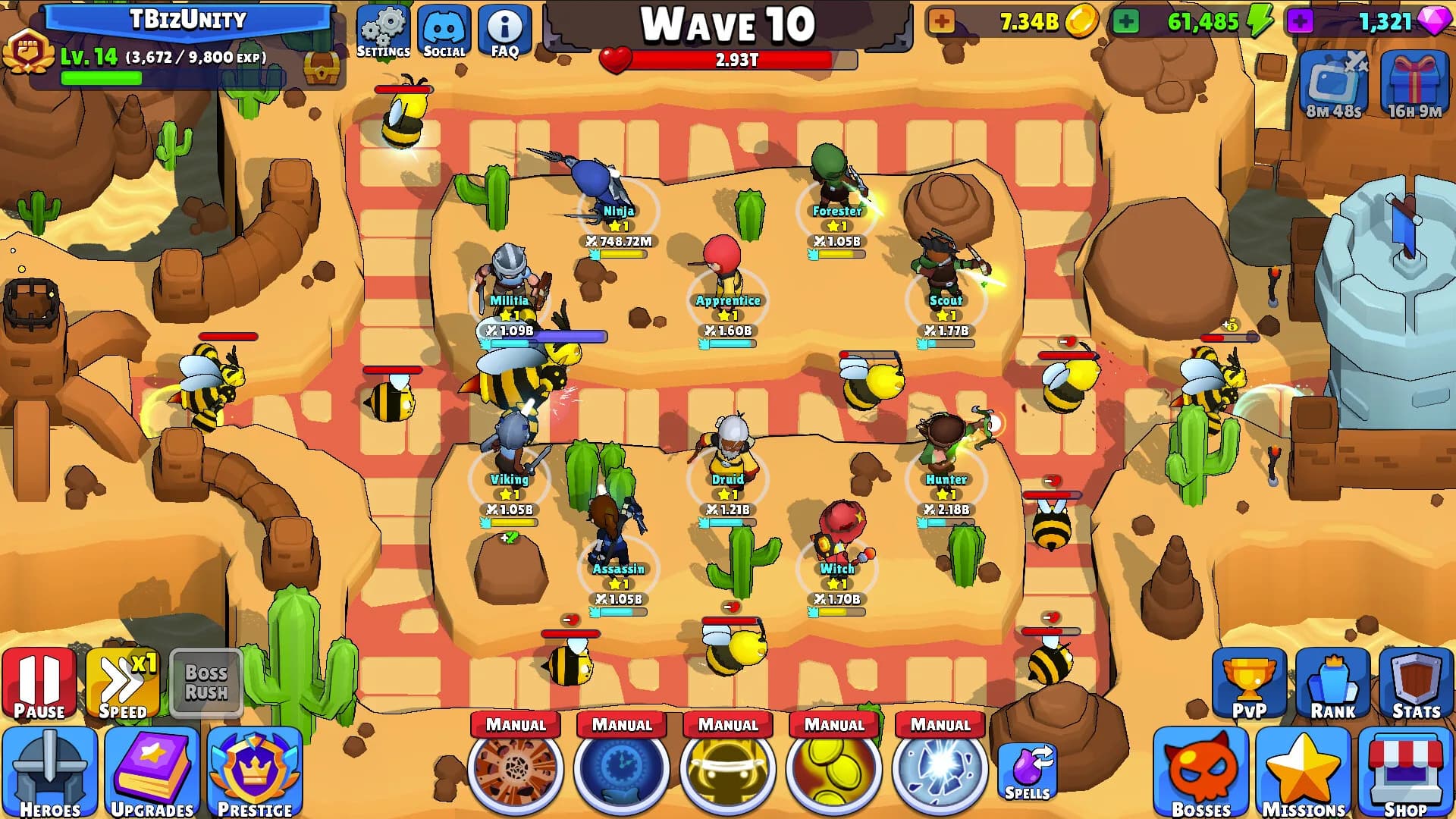 Idle Hero TD - Tower Defense görsel 4