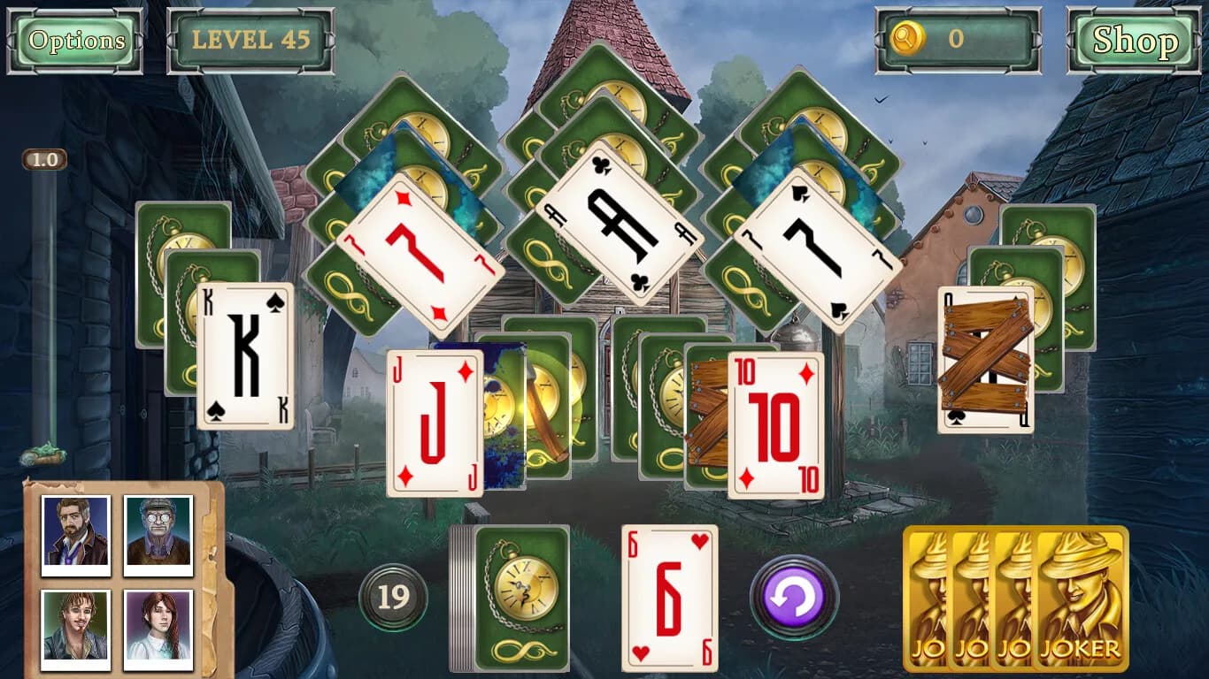 Detective Secrets Solitaire. The Curse of the Village görsel 3
