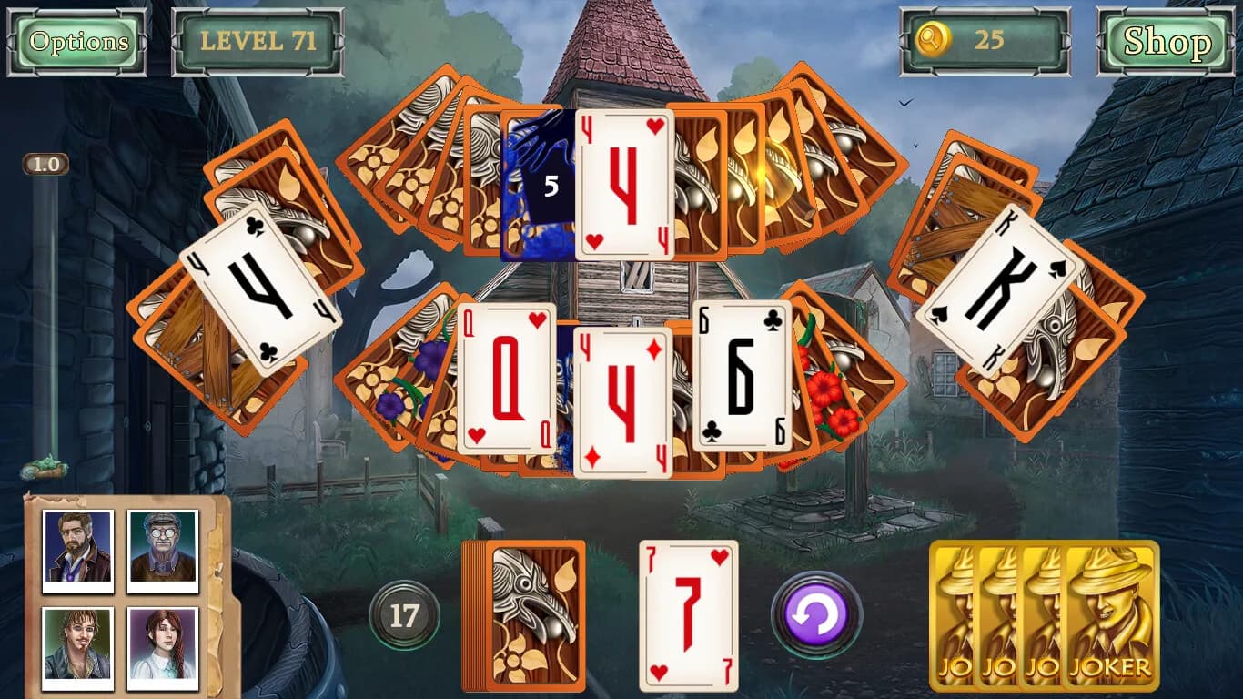 Detective Secrets Solitaire. The Curse of the Village görsel 6