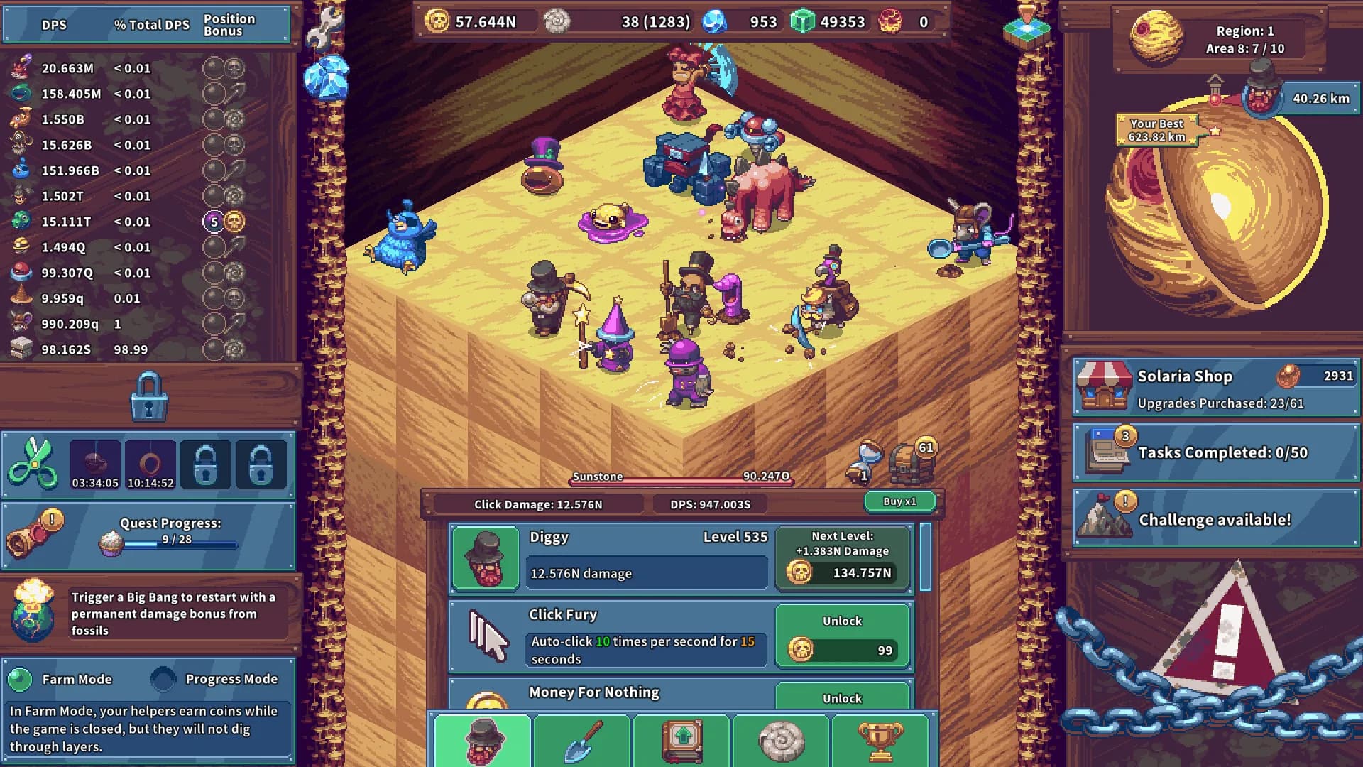 Click Click Dig: Idle Mine görsel 2