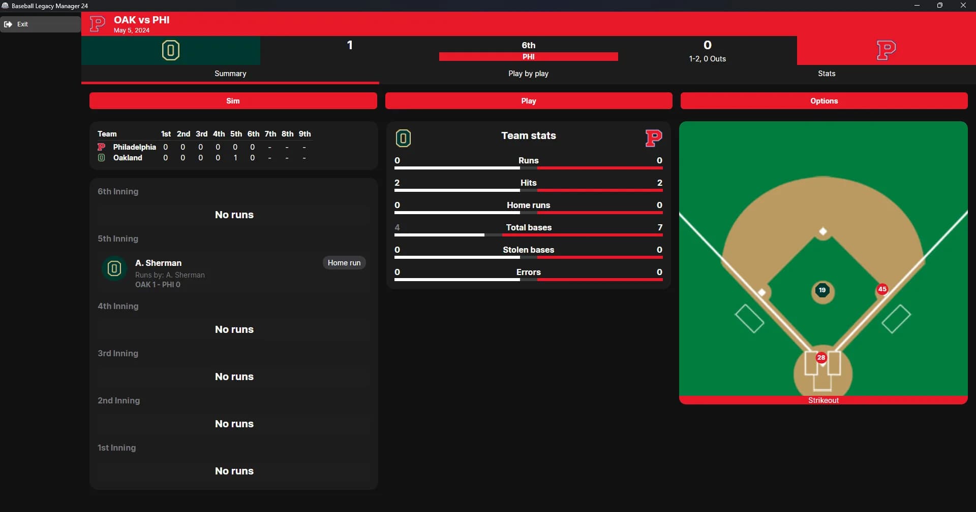Baseball Legacy Manager 24 görsel 4