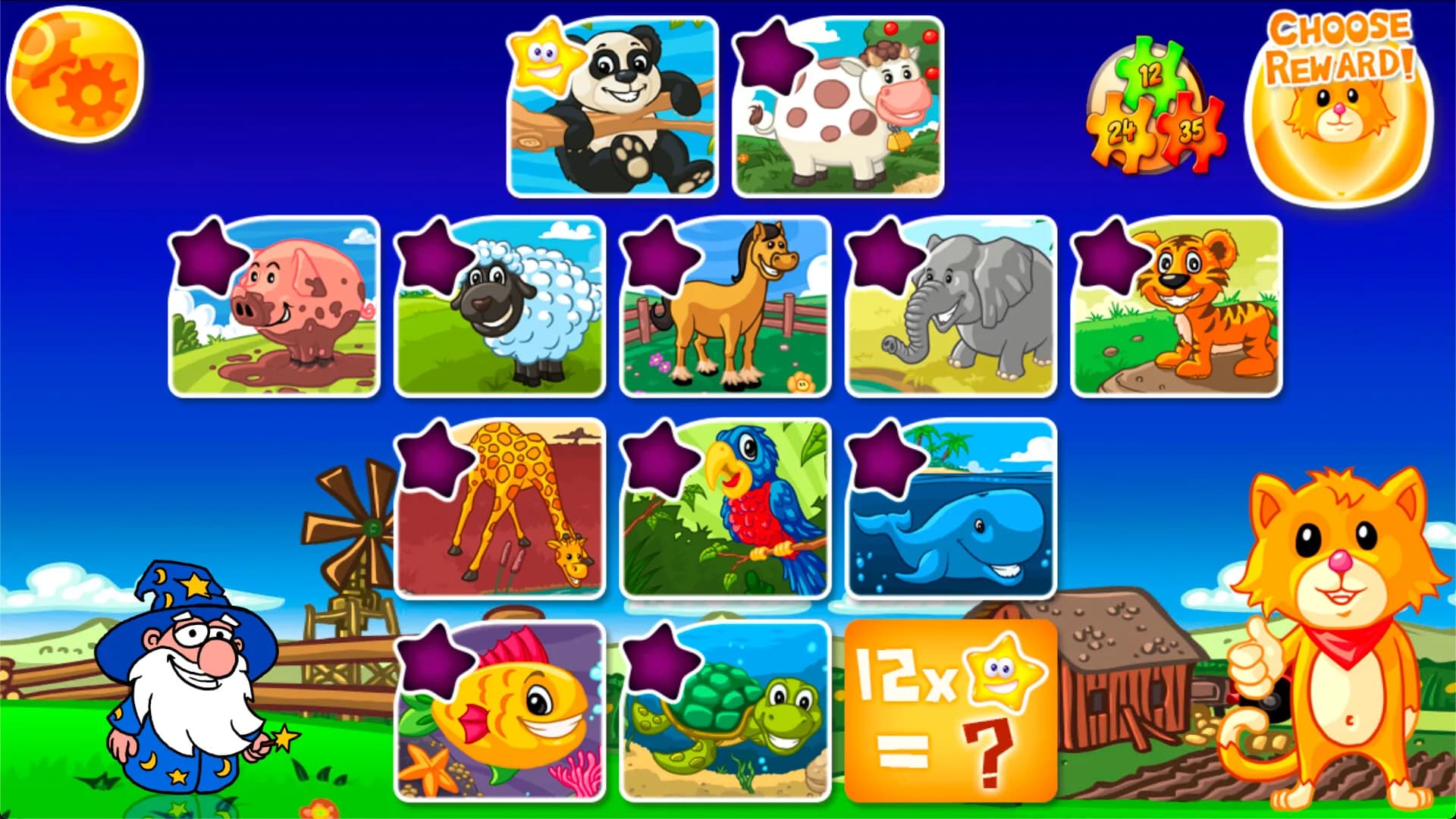 Animal Farm Jigsaw Games for Toddlers, Babys and Kids görsel 3