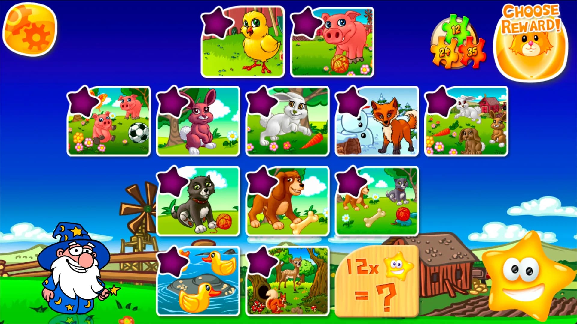 Animal Farm Jigsaw Games for Toddlers, Babys and Kids görsel 10