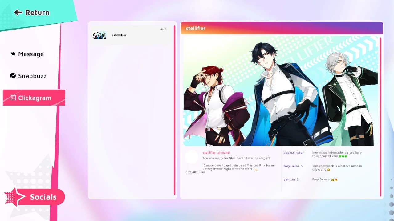 Stellifier - an otome game inspired by older idols görsel 5