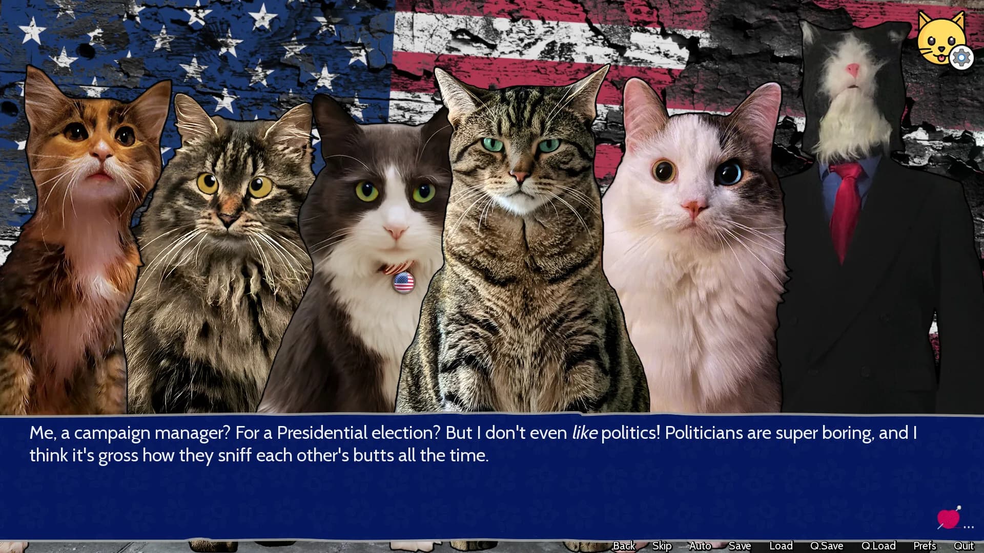 Cat President: 3rd-Rate Candidate görsel 2