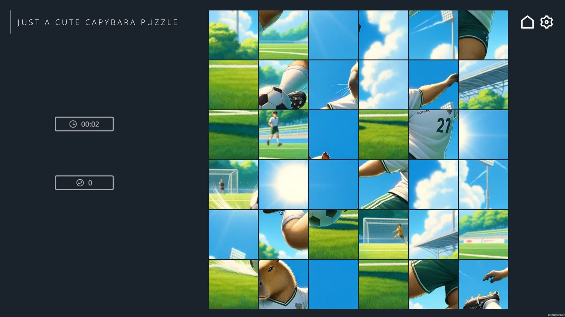 Just a Cute Capybara Puzzle görsel 5