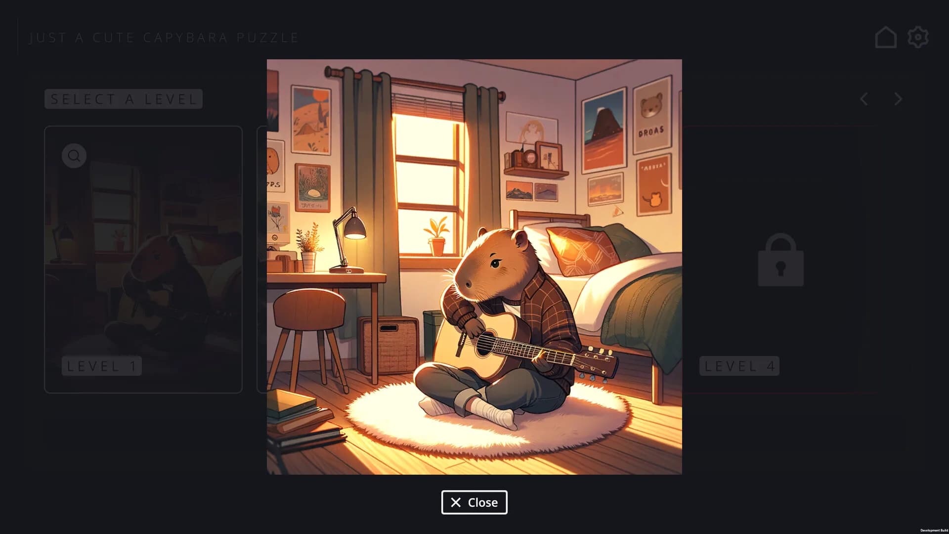Just a Cute Capybara Puzzle görsel 9