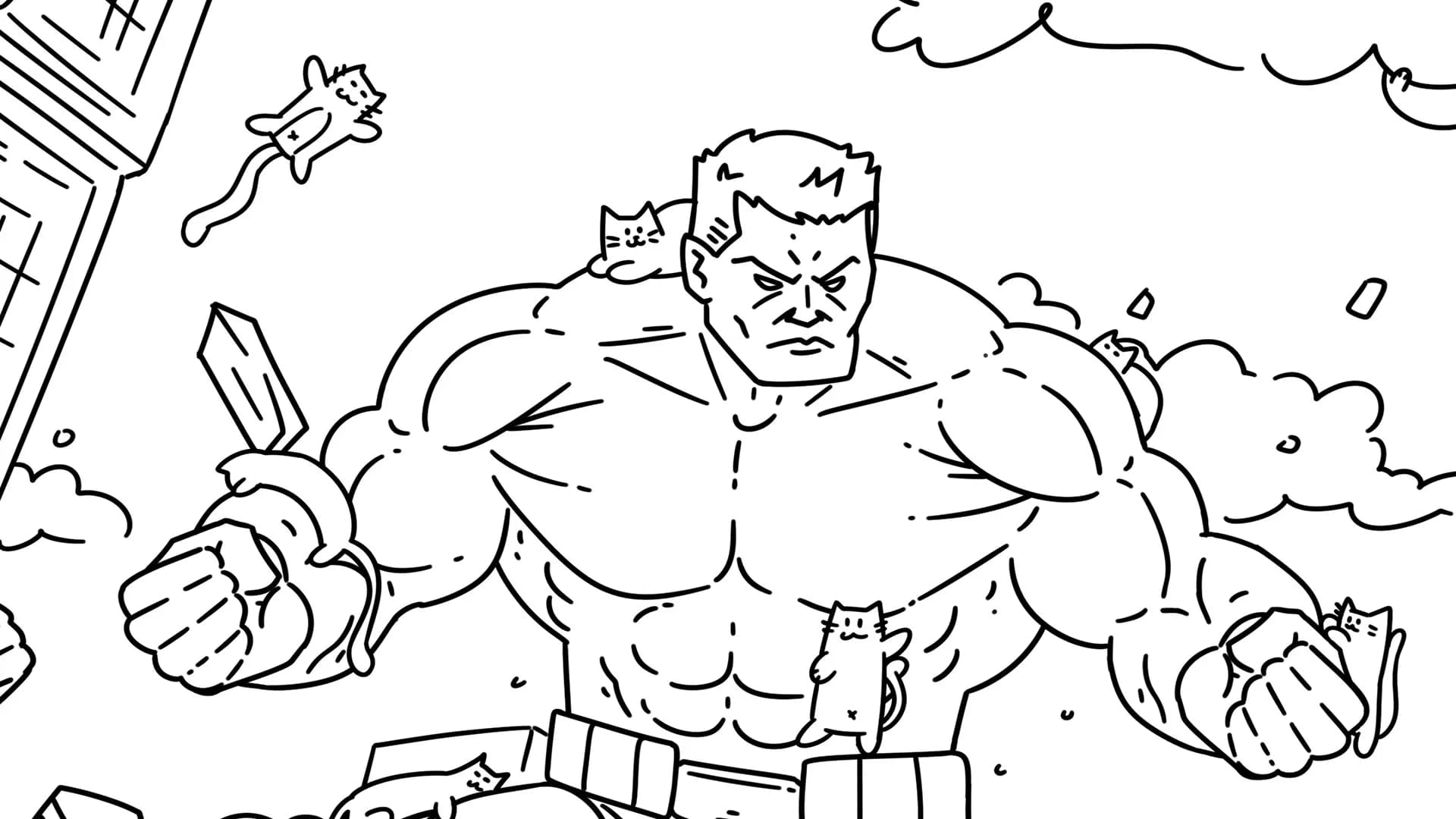 Superhero Cats görsel 2