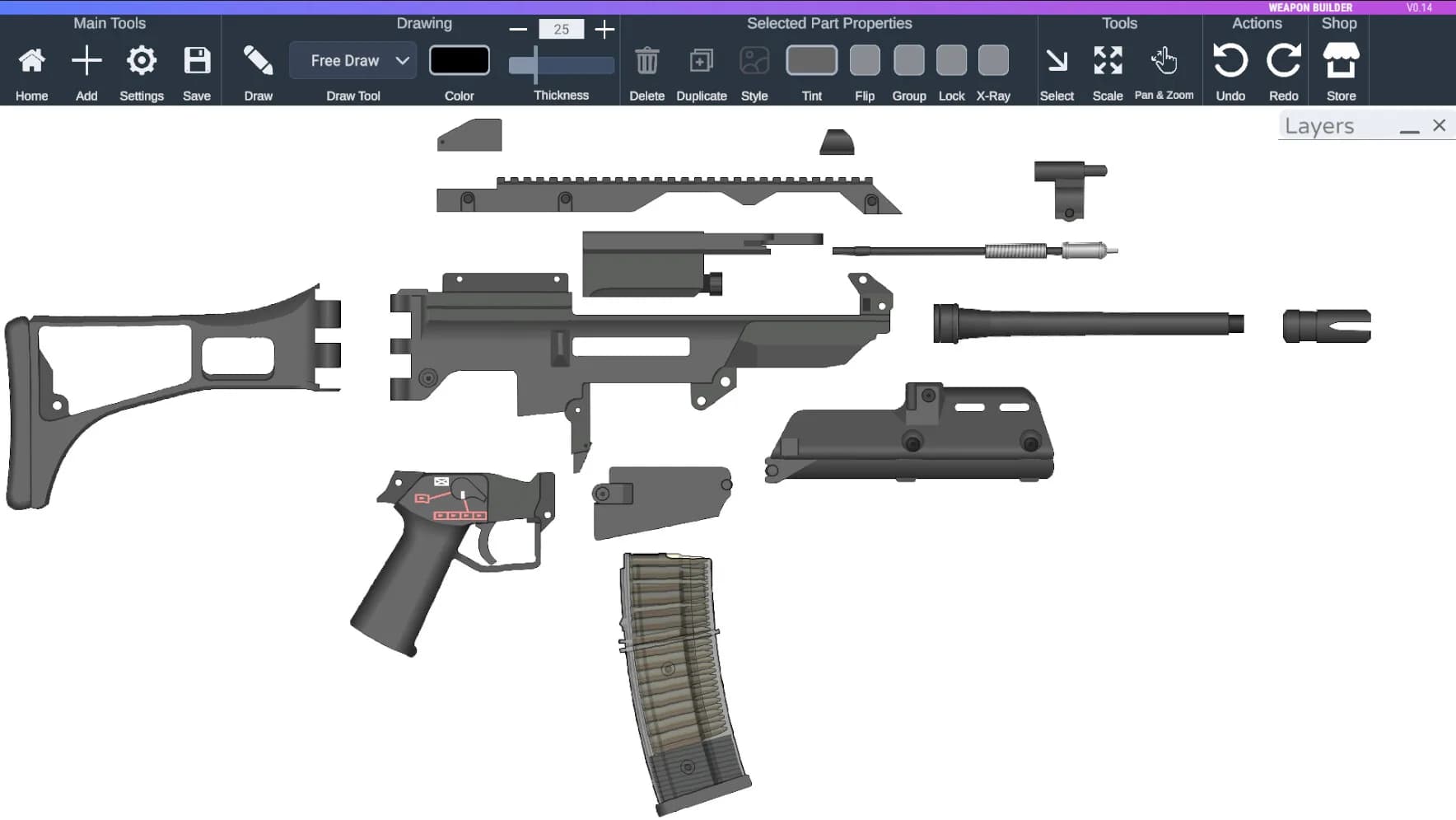 Weapon Builder görsel 3