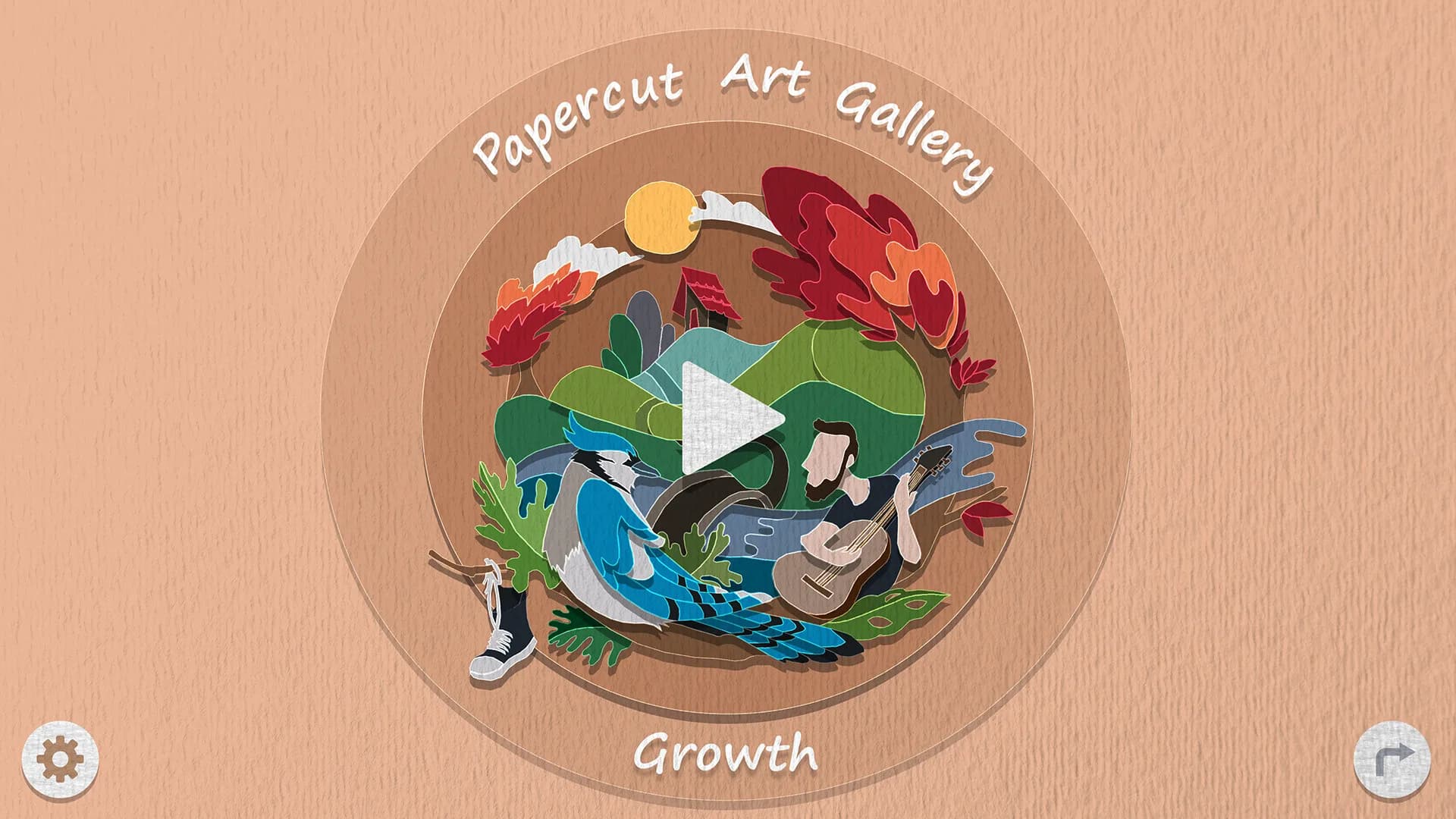 Papercut Art Gallery-Growth görsel 2